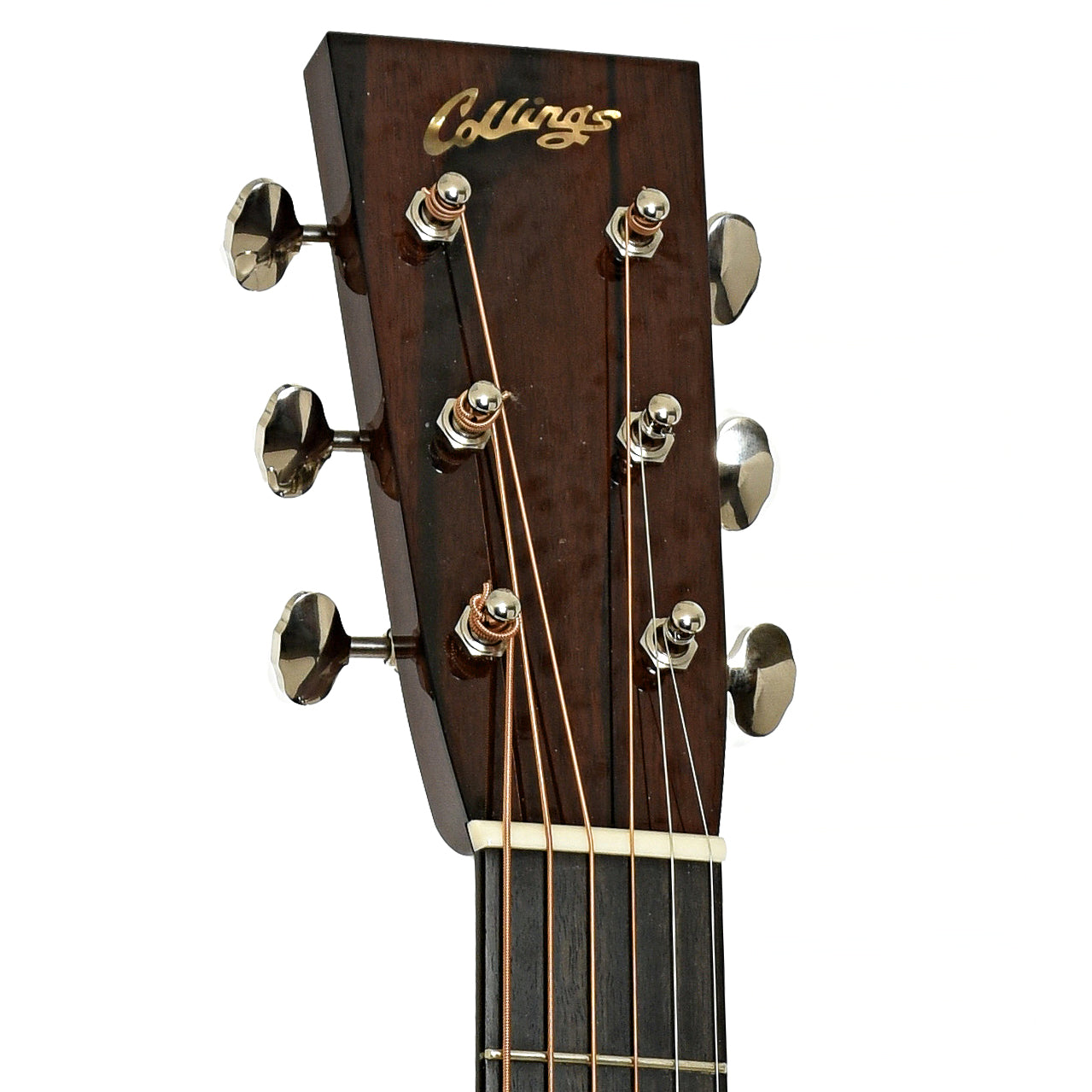 Headstock of Collings D2H Traditional Acoustic Guitar 