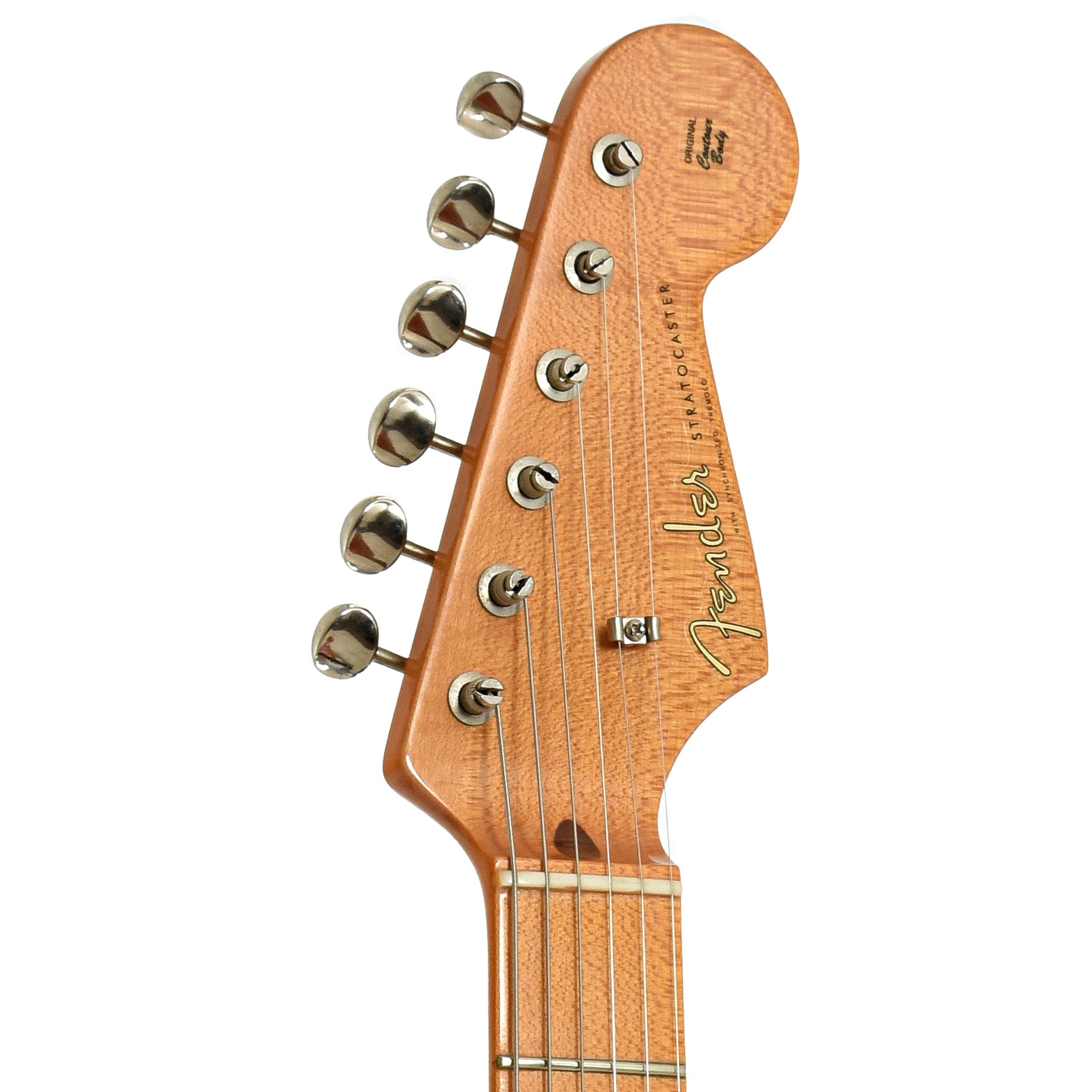 Headstock of Fender Eric Johnson Stratocaster Electric Guitar