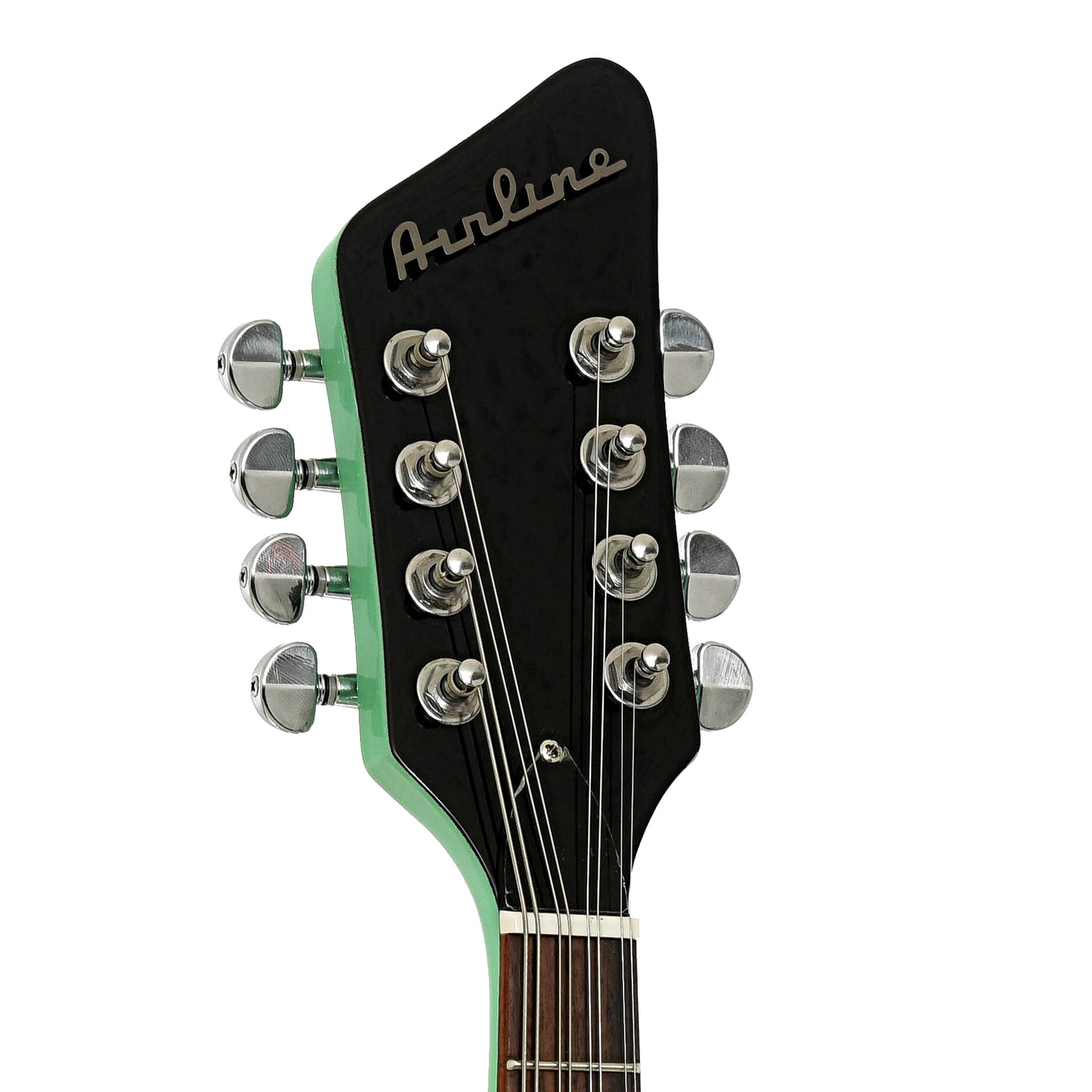 Headstock of Airline Map Electric Mandola