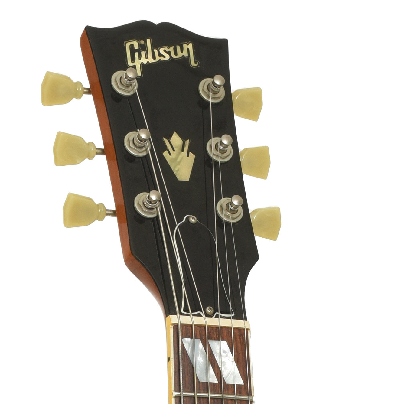 Headstock of Gibson ES-175 Hollowbody Electric Guitar