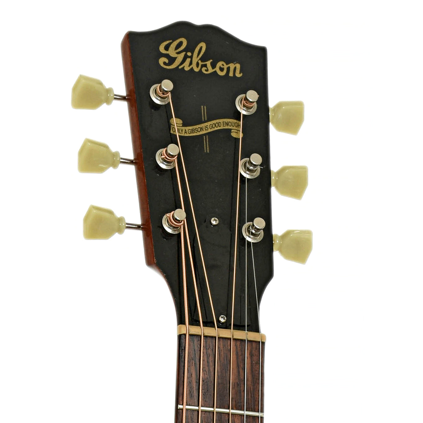 Headstock of Gibson J-35 Acoustic Guitar