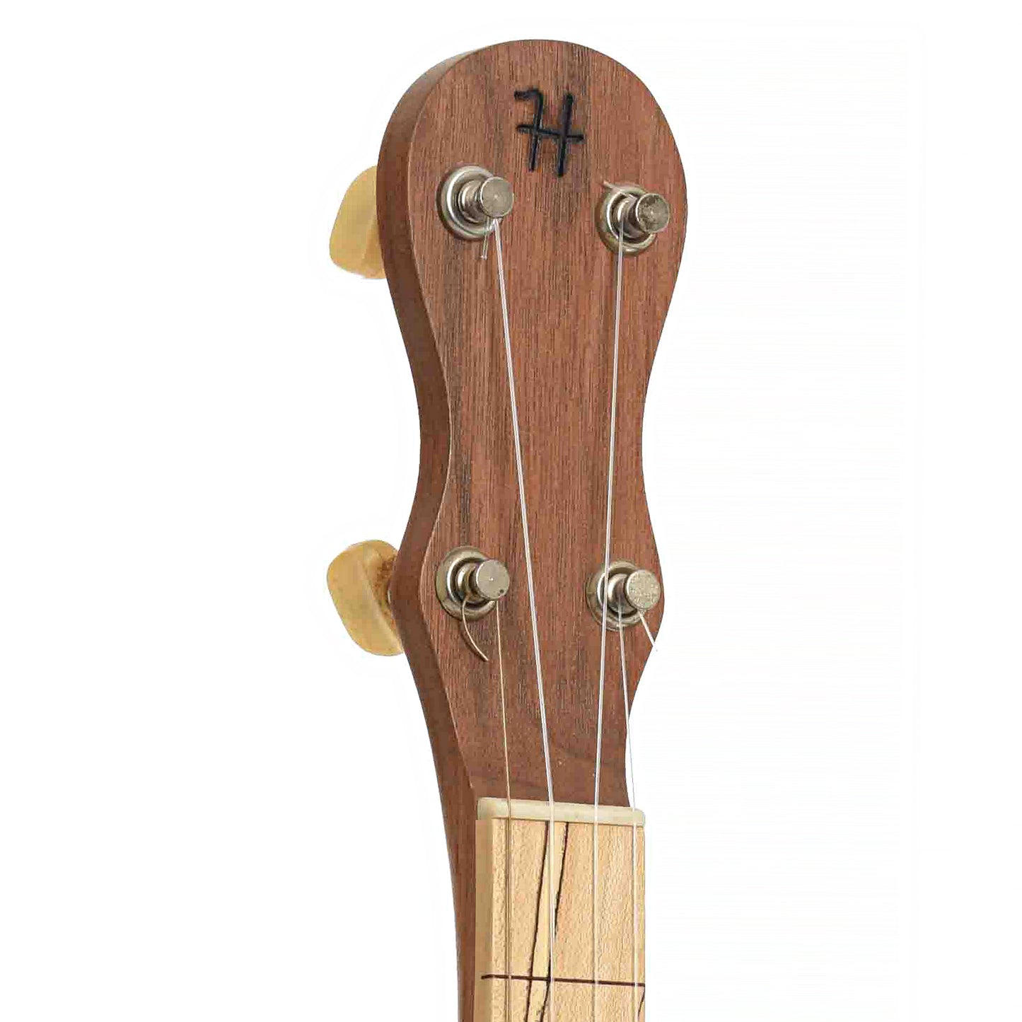 Front headstock of Blue Star Mountain Banjo