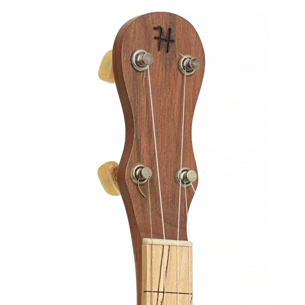 Front headstock of Blue Star Mountain Banjo