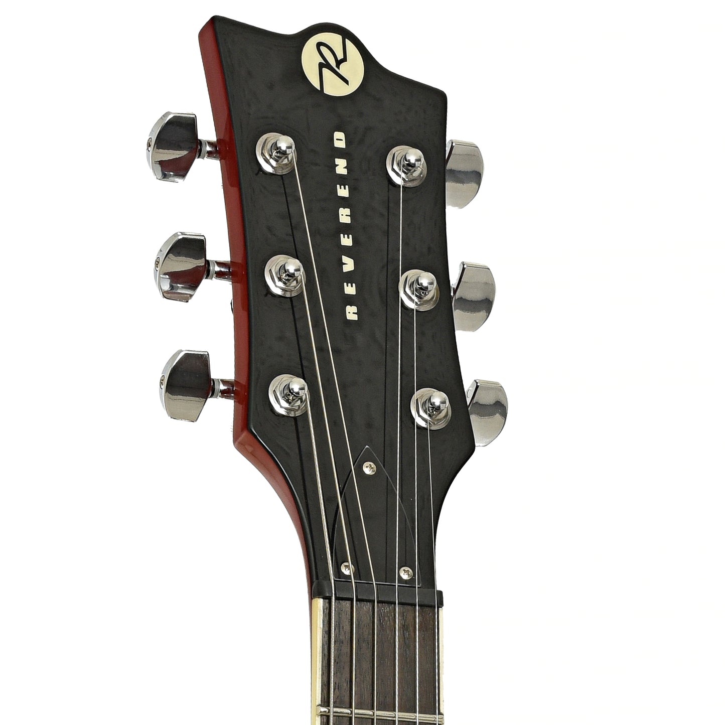 Headstock of Reverend Sensai Electric Guitar