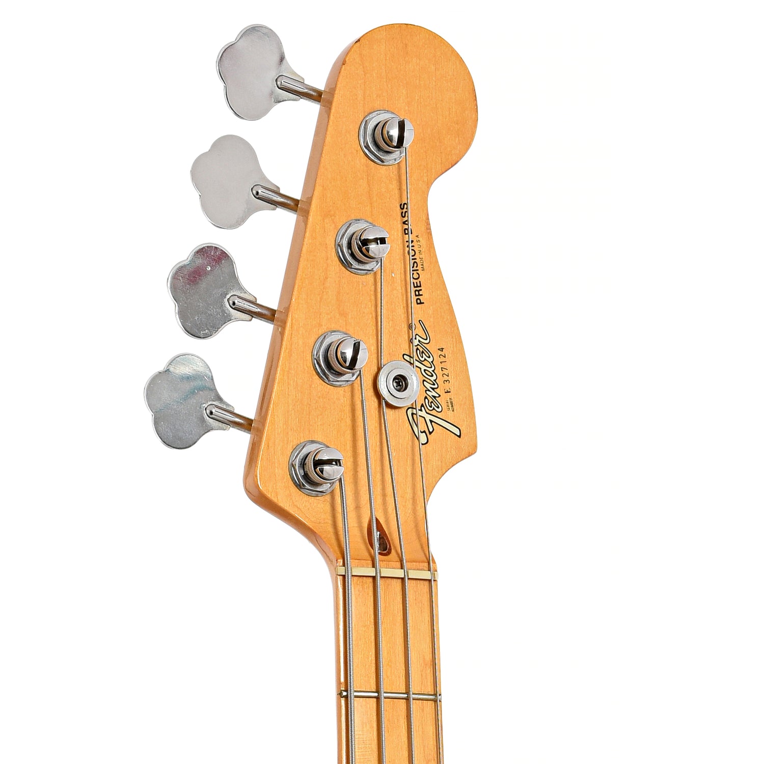 Front headstock of Fender Standard Precision