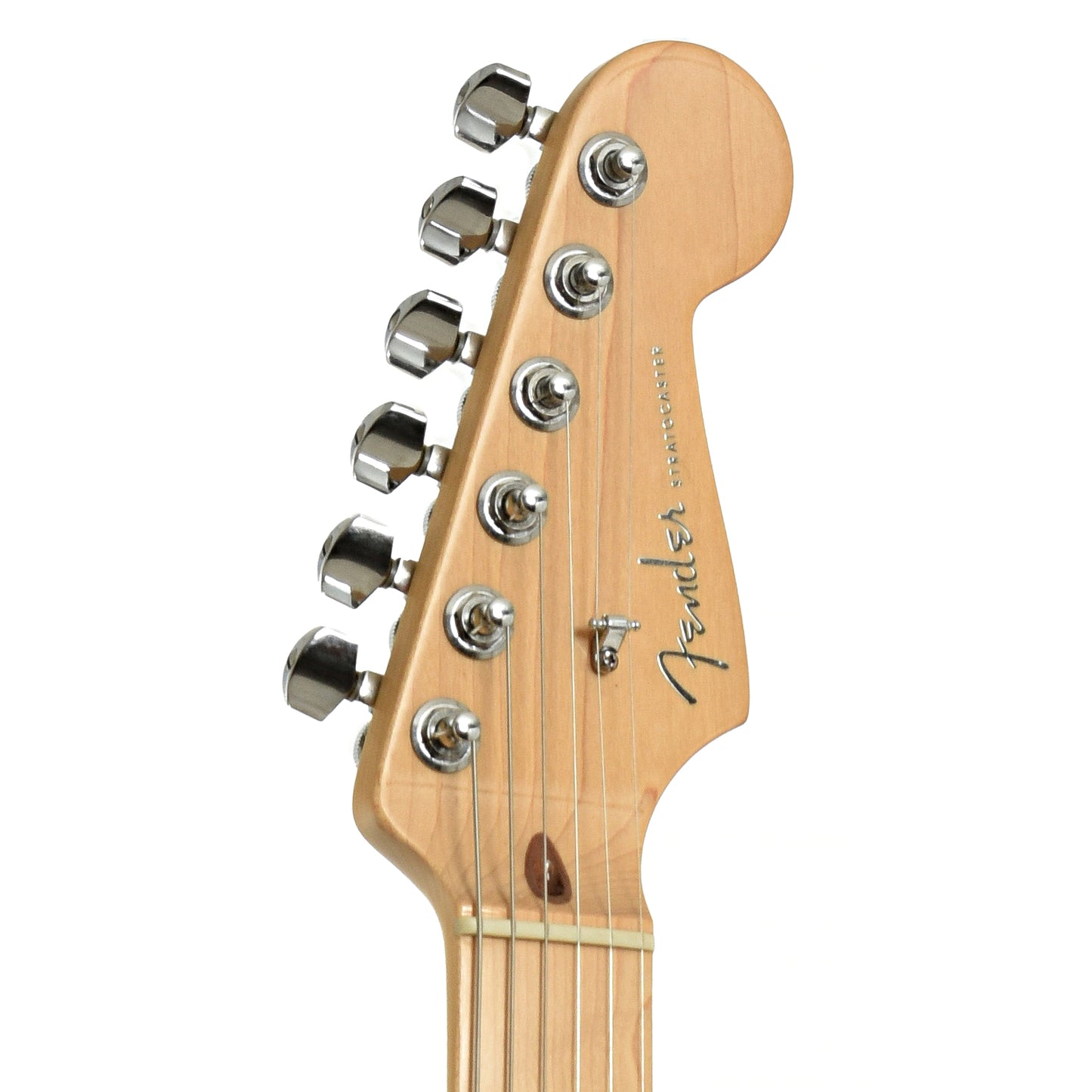 Headstock of Fender American Deluxe Stratocaster Electric Guitar 