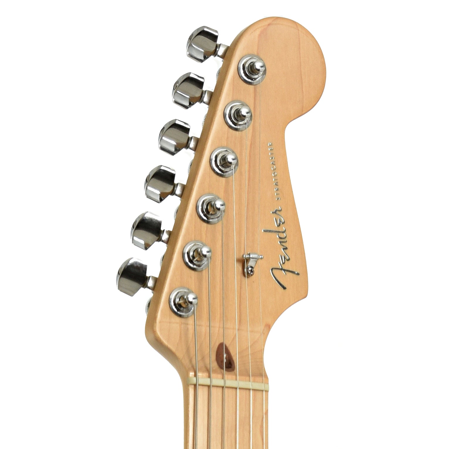 Headstock of Fender American Deluxe Stratocaster Electric Guitar 