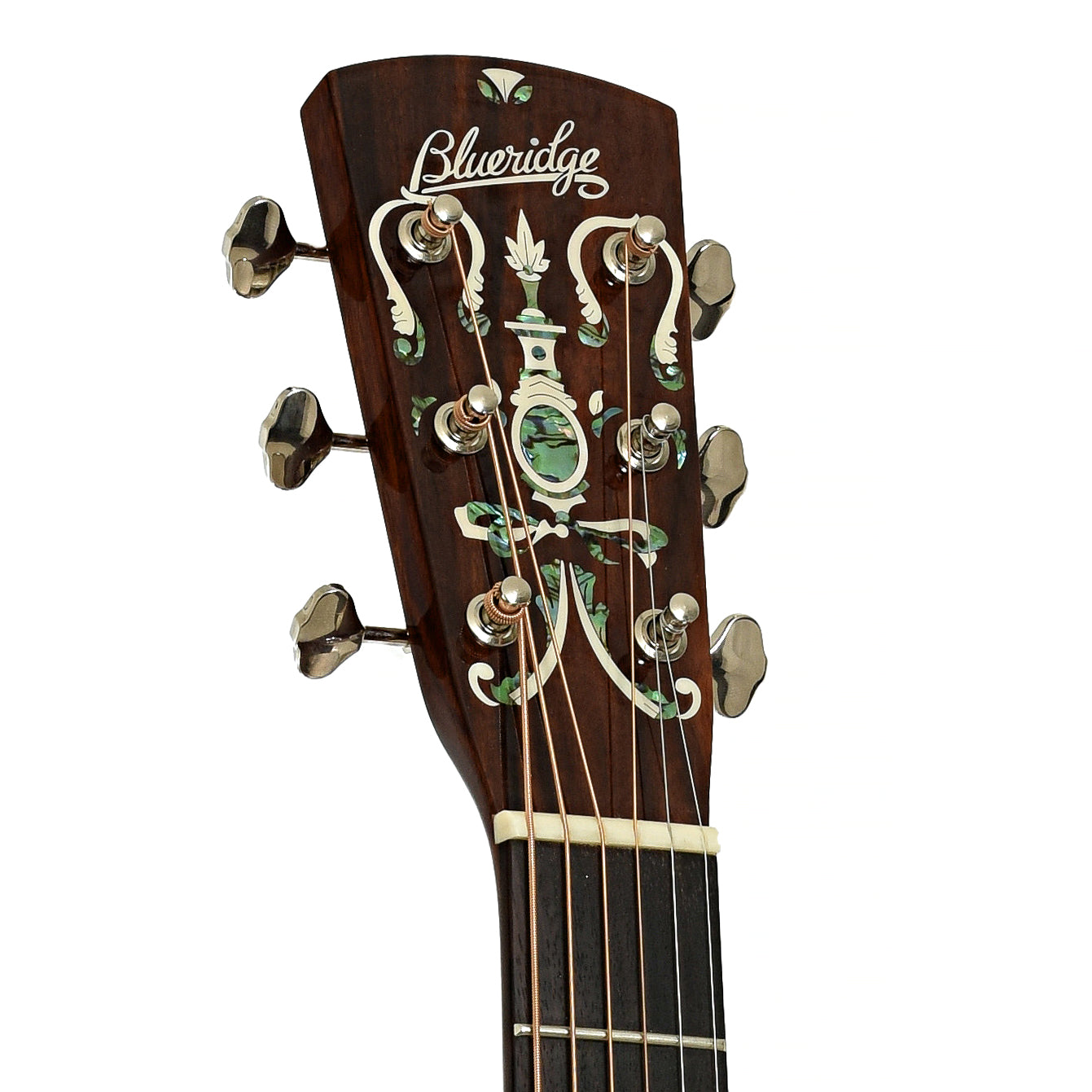 Headstock of Blueridge BR-140 Acoustic Guitar 