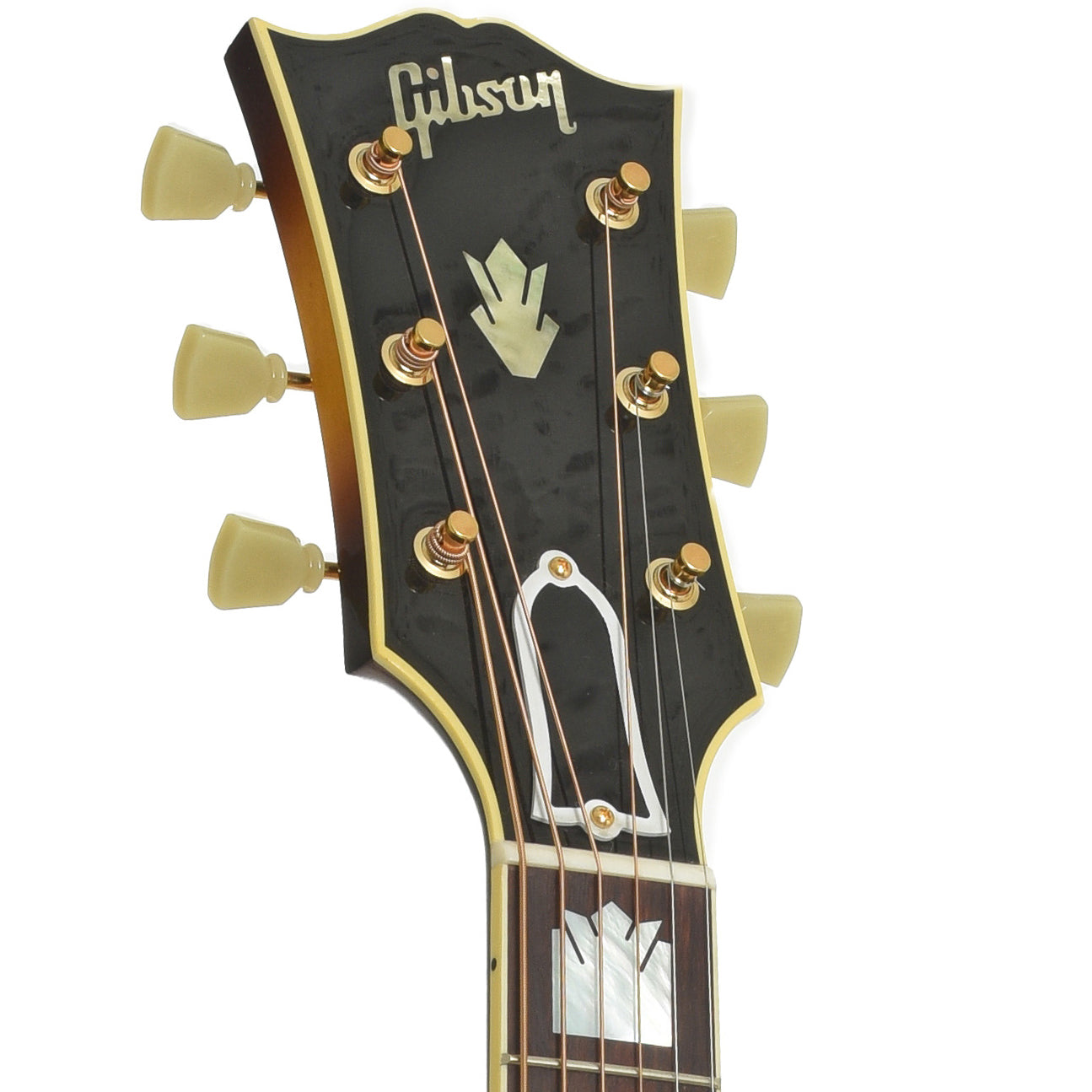 Headstock of Gibson SJ-200 Original Acoustic Guitar