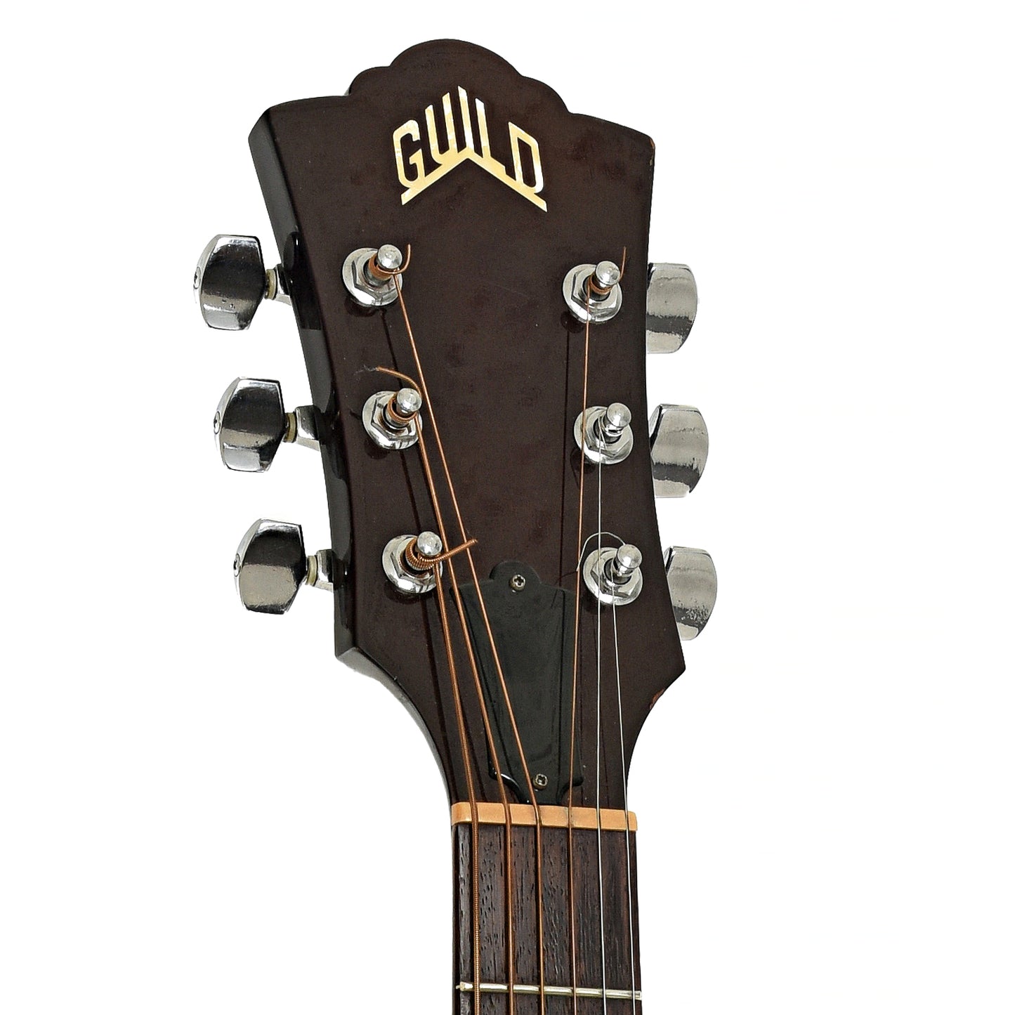 Headstock of Guild D25 NT Acoustic Guitar 