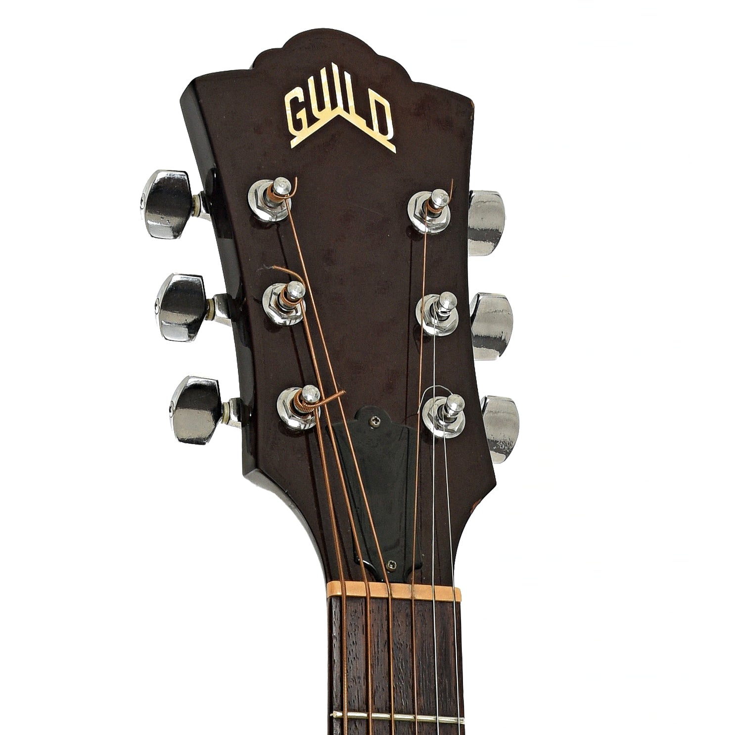 Headstock of Guild D25 NT Acoustic Guitar 