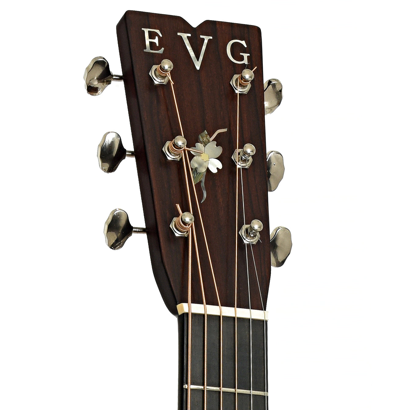 Headstock of East Virginia Guitars FP-R1 Acoustic Guitar