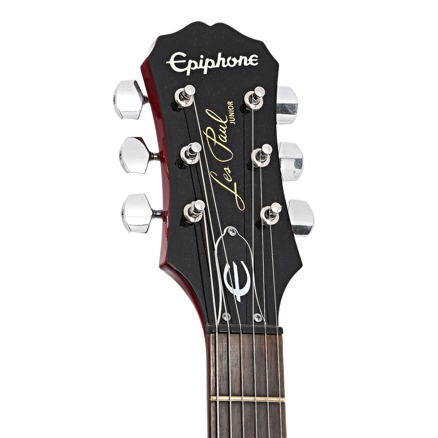 Front headstock of Epiphone Les Paul Junior Special Electric Guitar (2015)