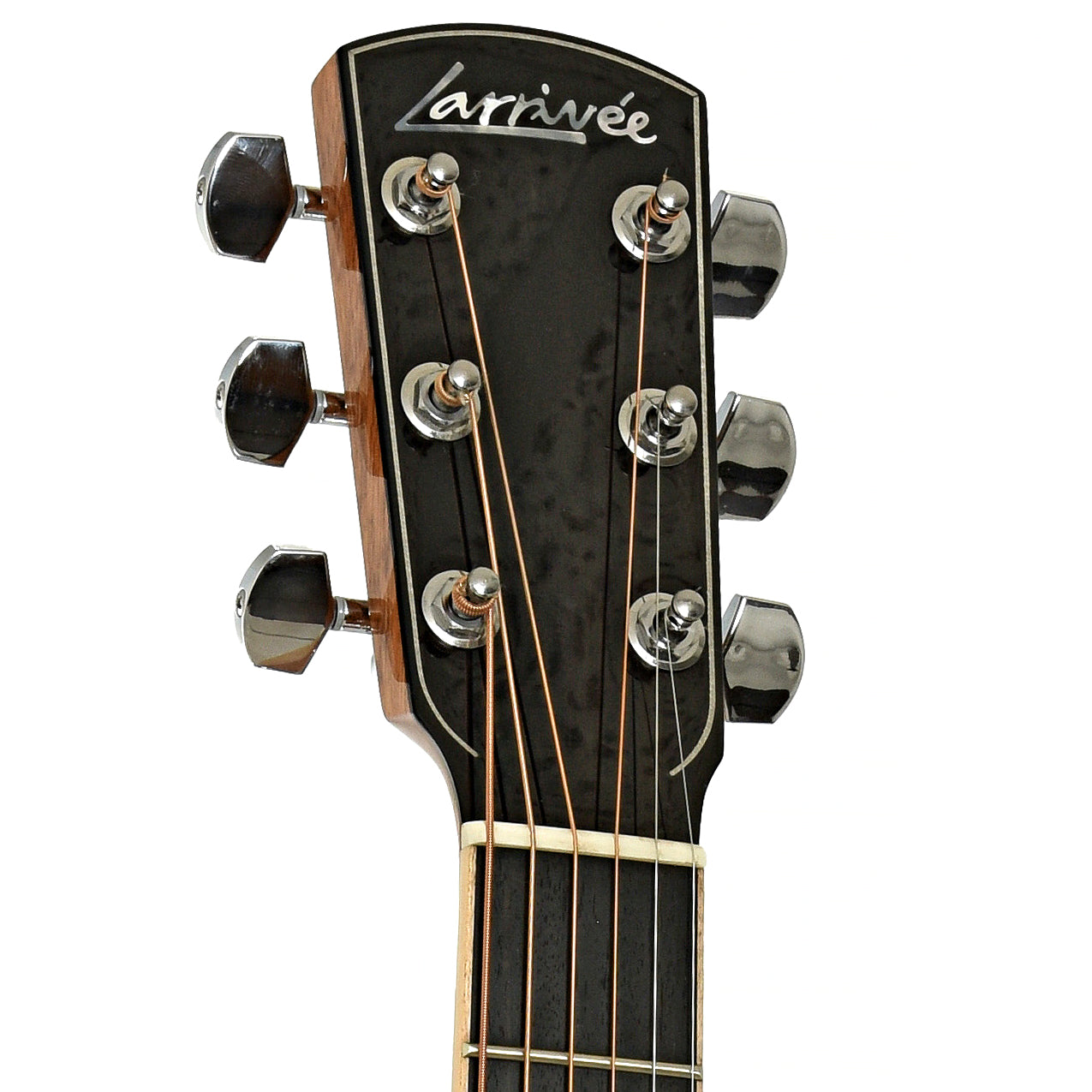 Headstock of Larrivee L-05 Acoustic Guitar