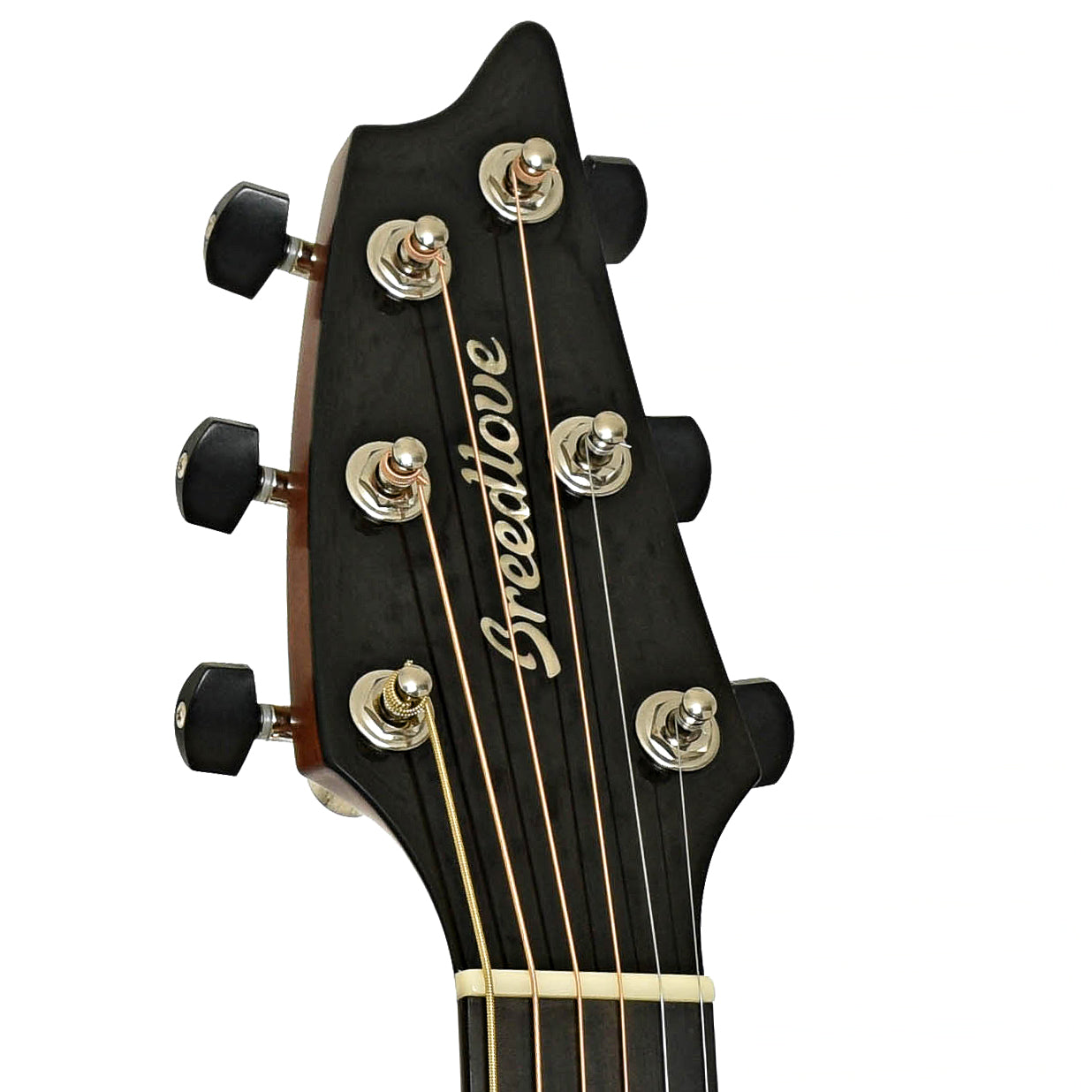 Headstock of Breedlove Custom Concert Cedar / Indian