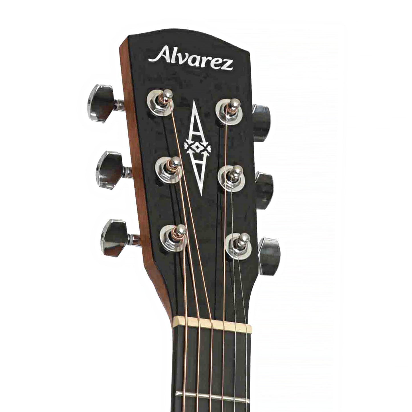 Front Headstock of Alvarez RD26SB Sunburst Dreadnought Acoustic Guitar