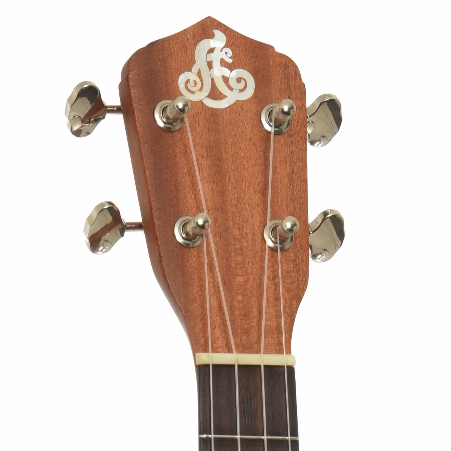 Headstock  of LoPrinzi BM-T Tenor Ukulele