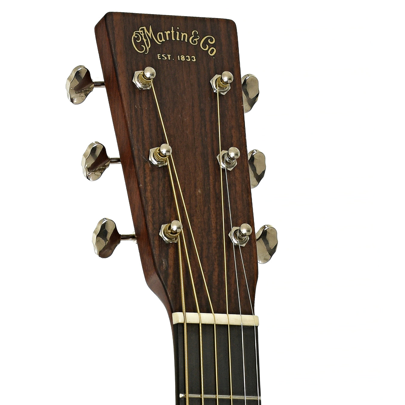 Headstock of Martin D-18 Acoustic Guitar 