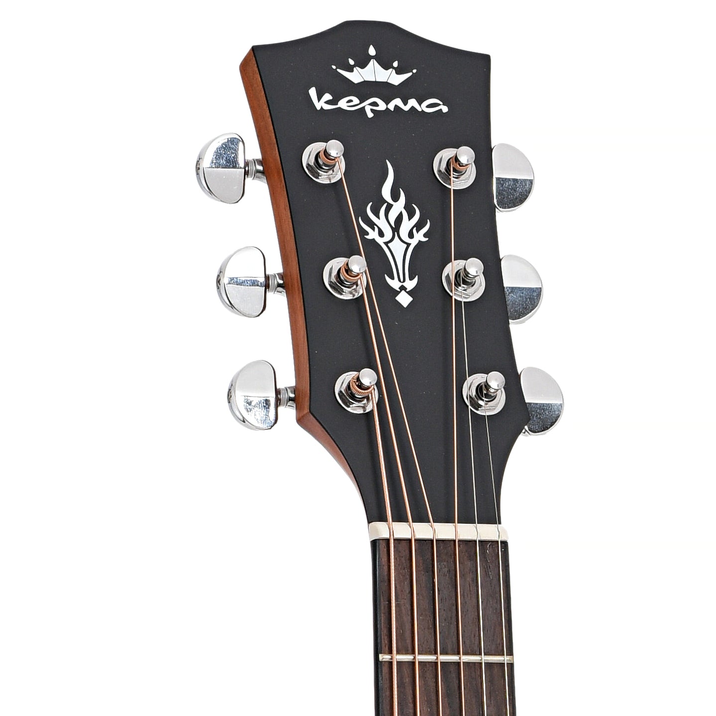 Front headstock of Kepma K3 Series GA3-130A Acoustic-Electric Guitar (recent)