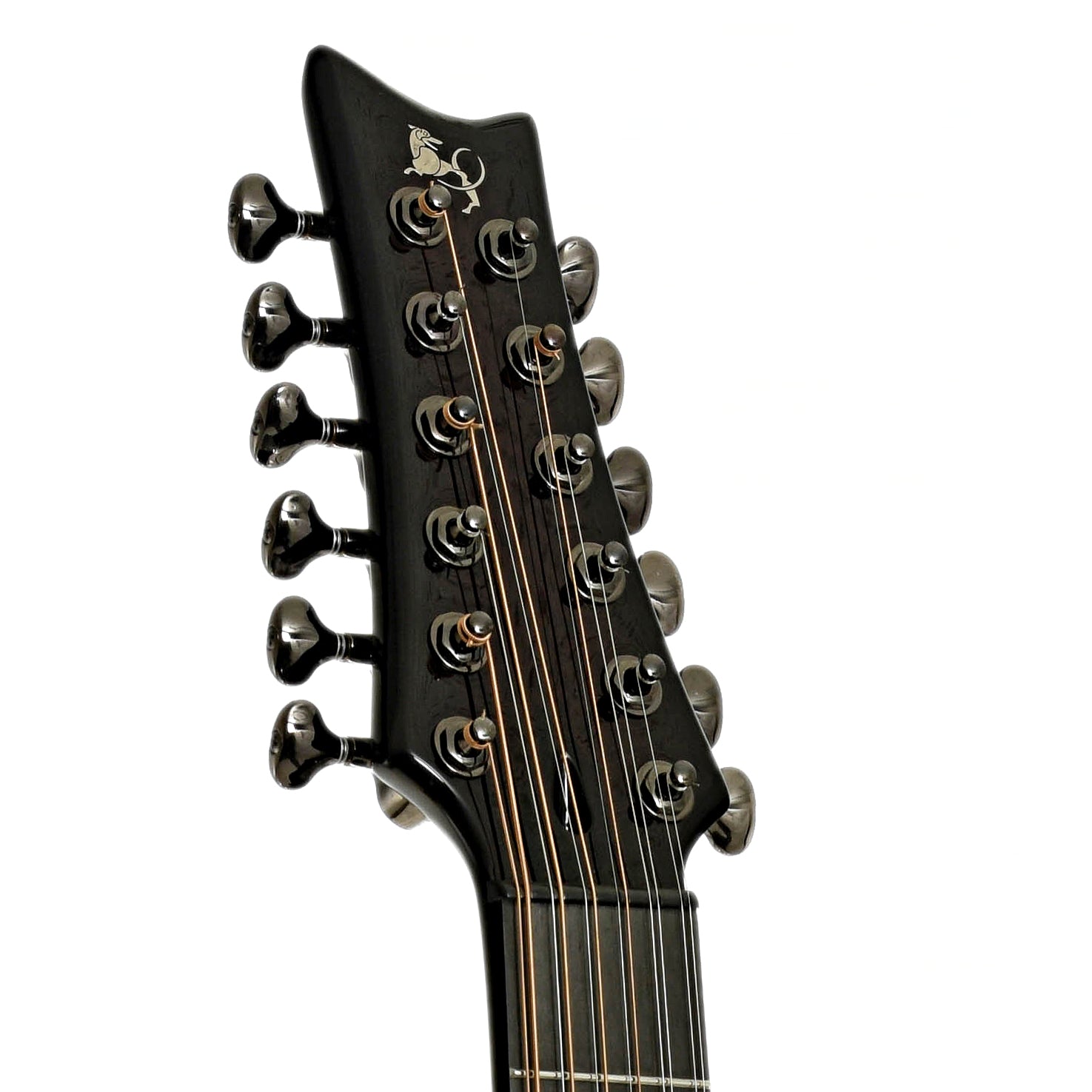 Headstock of Emerald X20-12 12-String Guitar