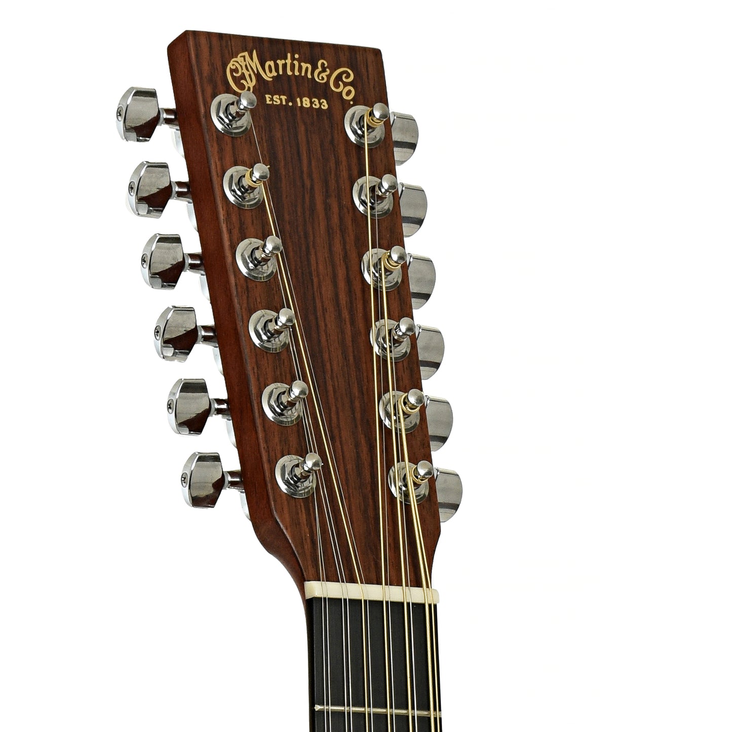 Headstock of Martin GPC12PA4 12-String Acoustic-Electric Guitar LH 