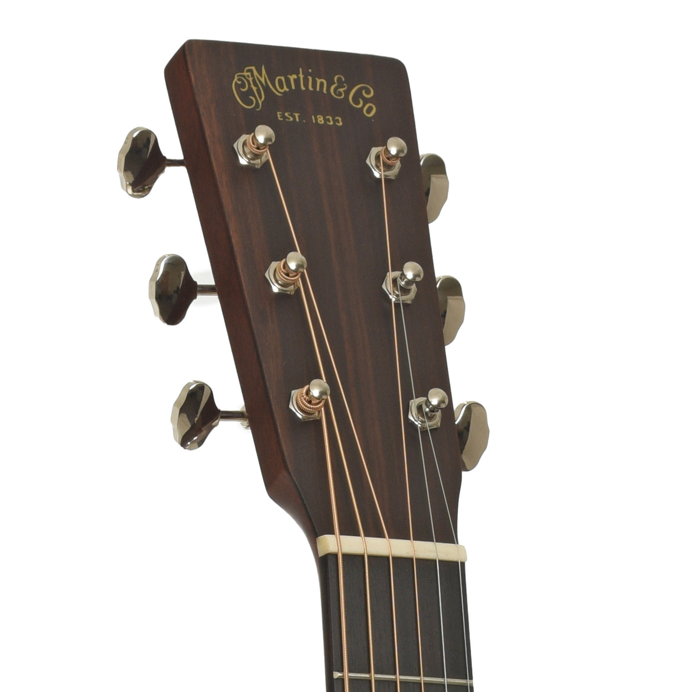 Headstock of Martin 0-18 Acoustic Guitar 