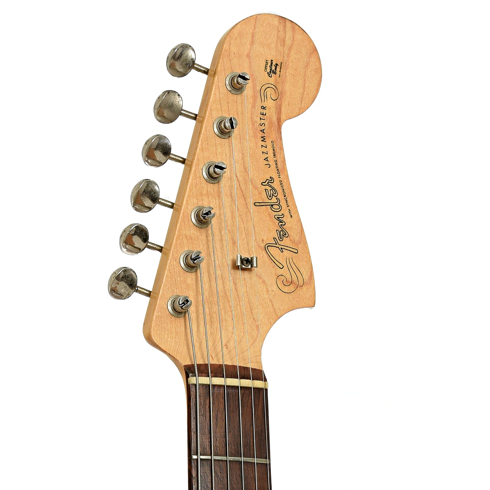 Headstock of Fender Jazzmaster Electric Guitar