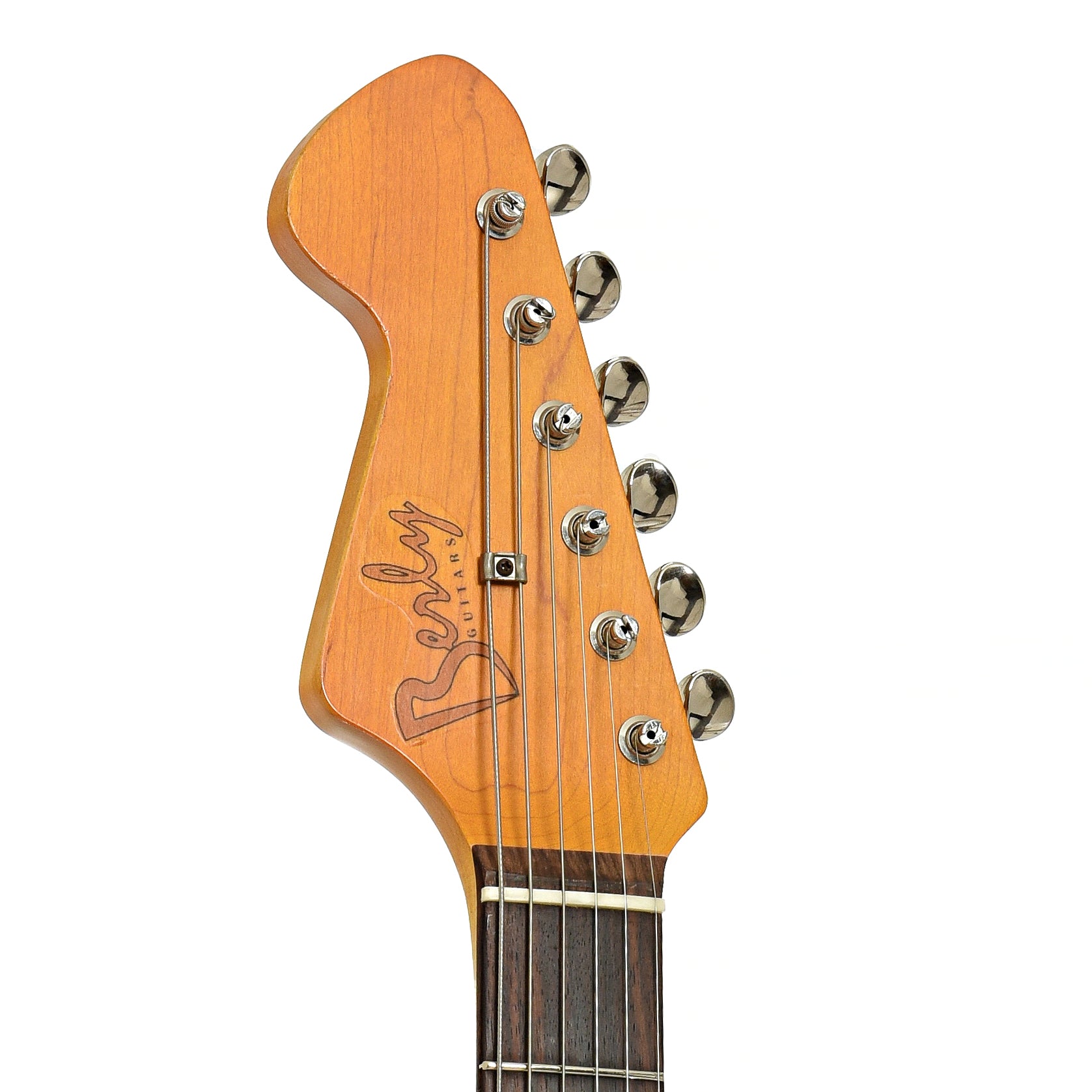 Headstock of Berly Psychocaster Electric Guitar