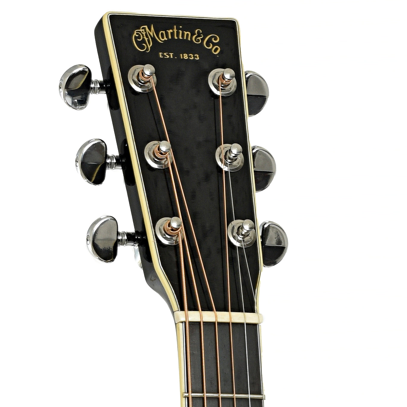 Headstock of Martin D-35JC Johnny Cash Acoustic Guitar