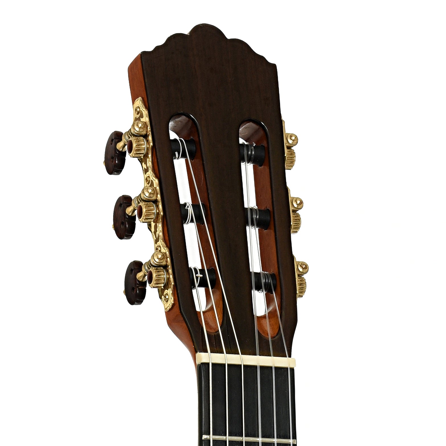 Headstock of De Cascia Sylvia Model Classical Guitar