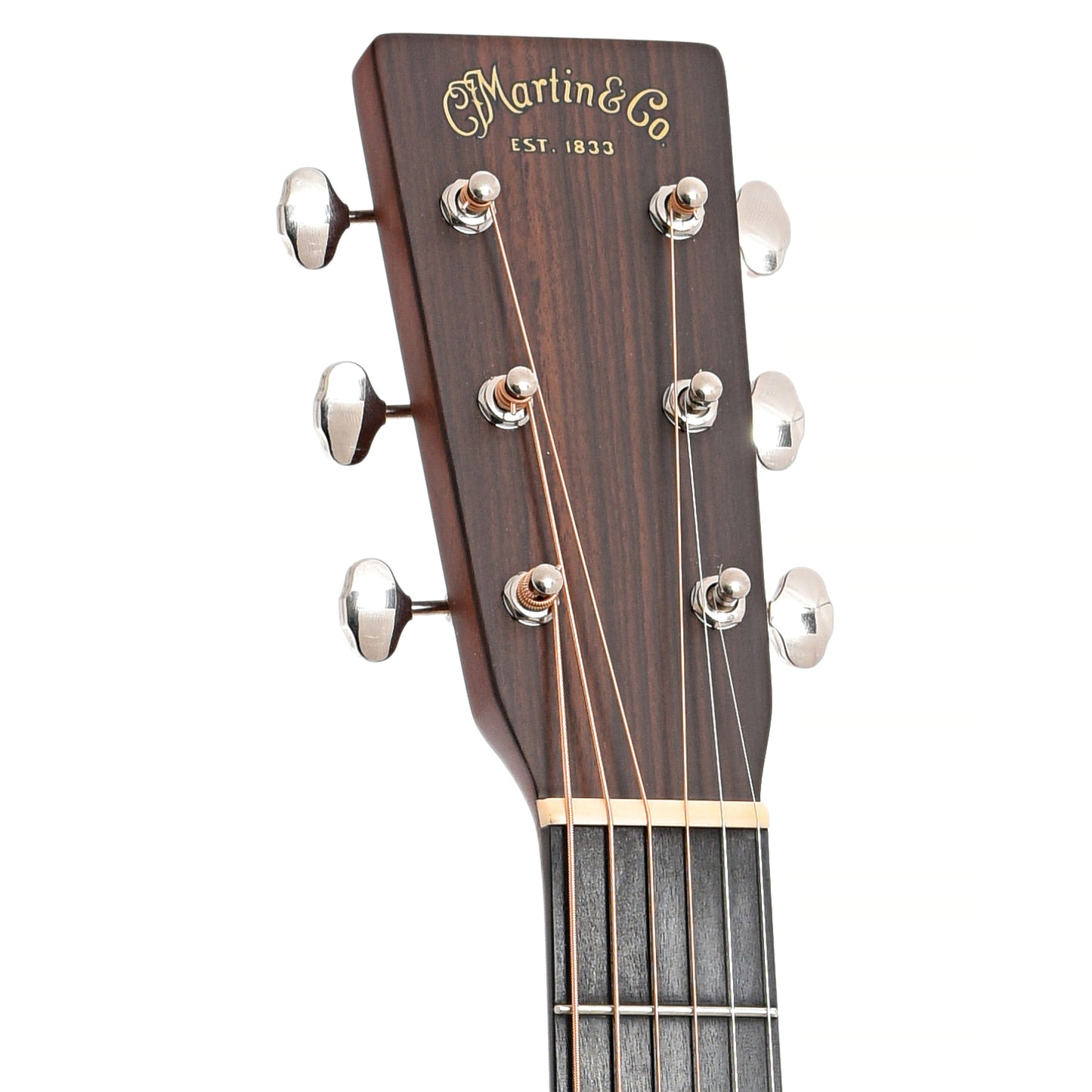 Front headstock of Martin 000-18VE Elderly 40th Anniversary Acoustic Guitar (2012)