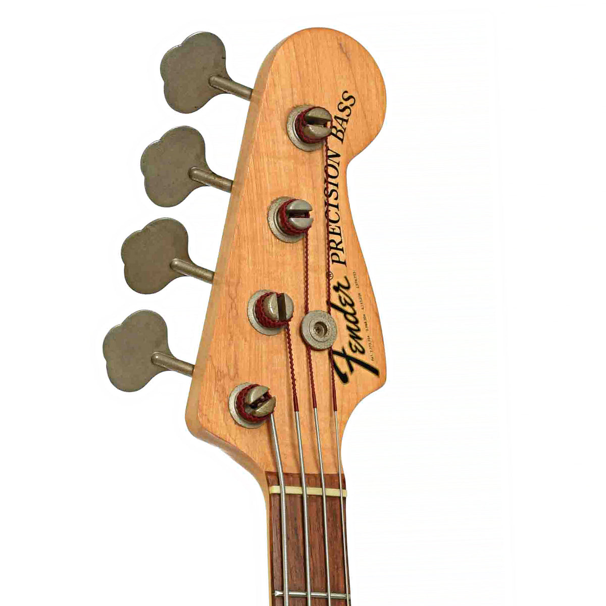 Front headstock of Fender P-Bass