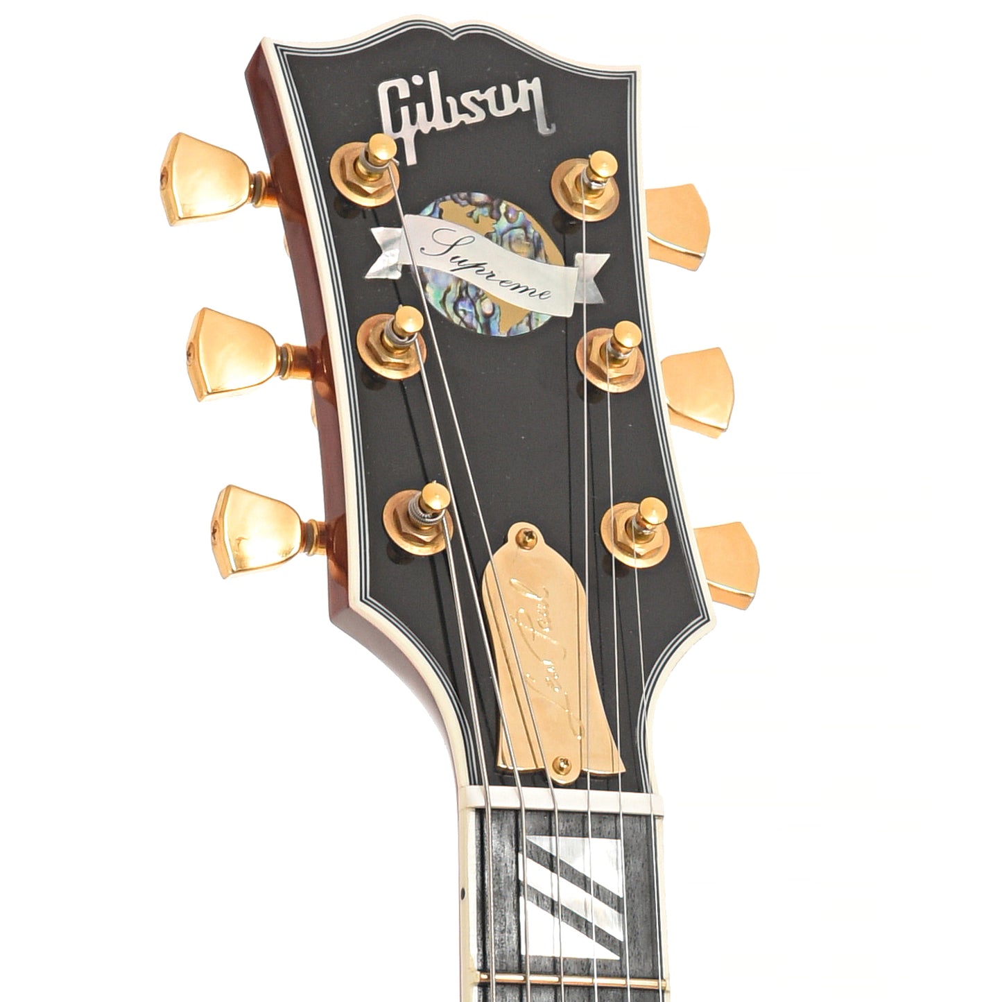 Headstock of Gibson Les Paul Supreme Electric Guitar (2008)