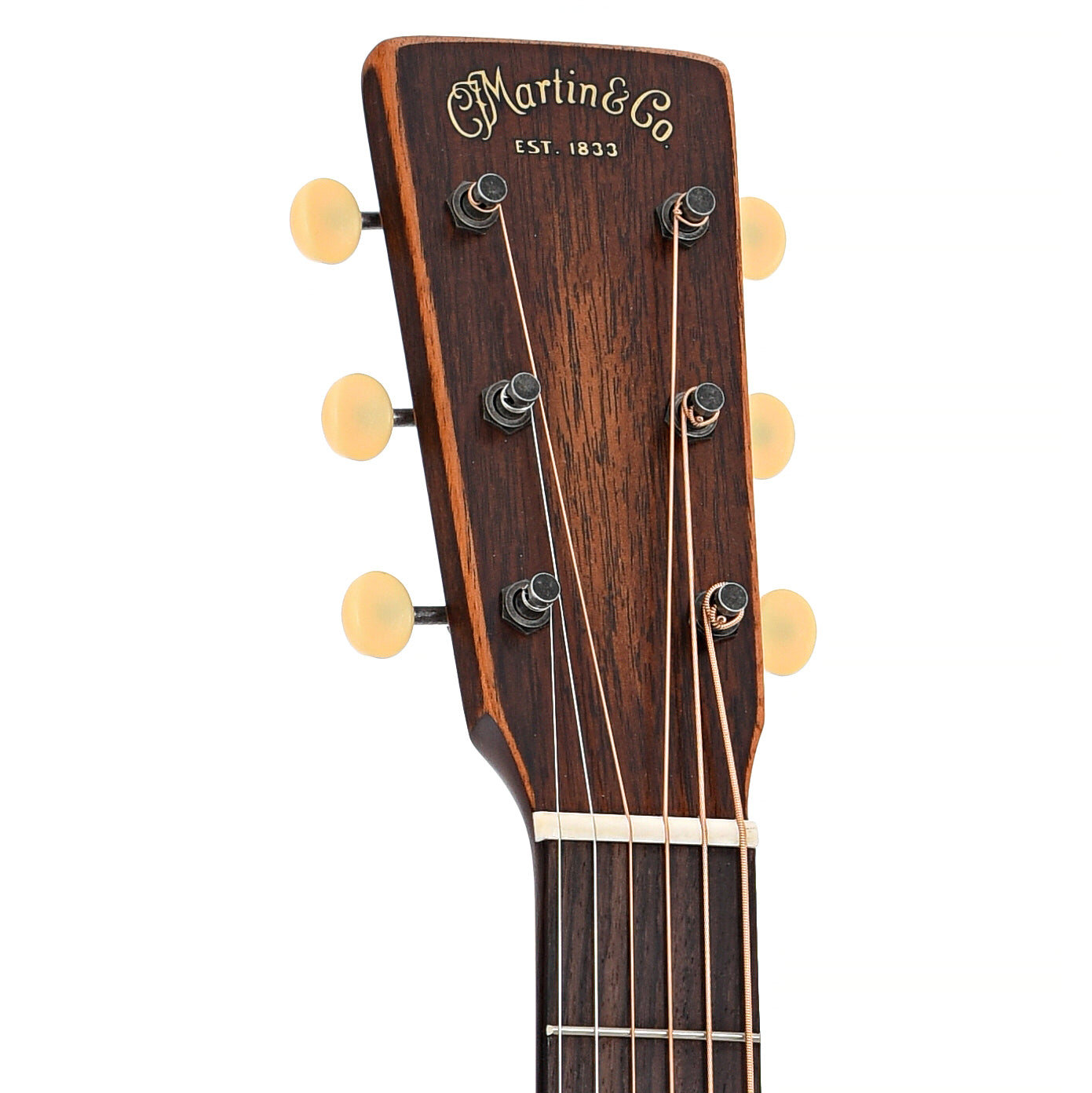 Front headstock of Martin D-15M Streetmaster Lefthanded