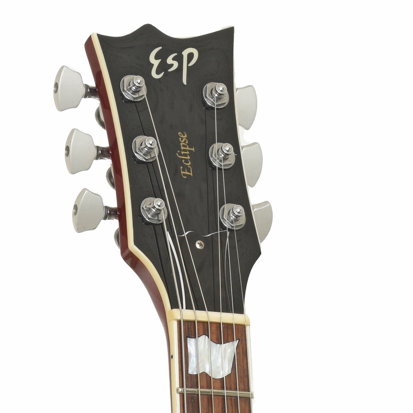 Headstock of ESP Eclipse Standard Electric Guitar