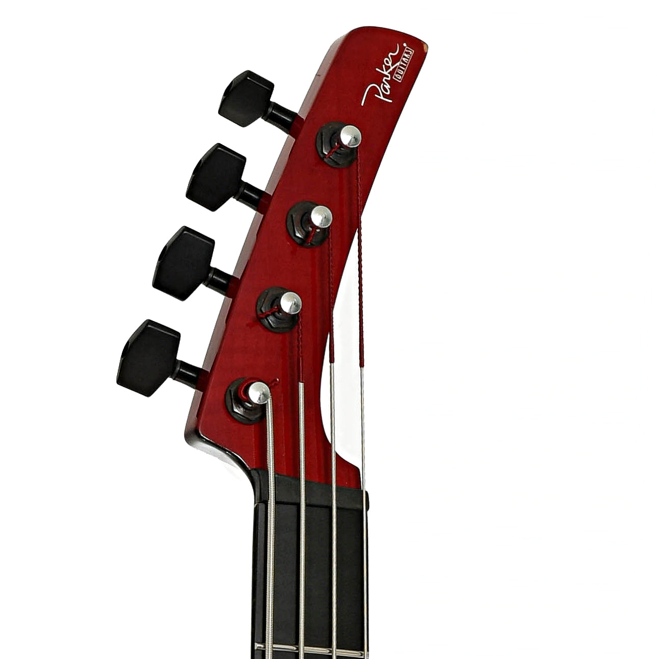 Headstock of Parker Fly FB-4 Electric Bass