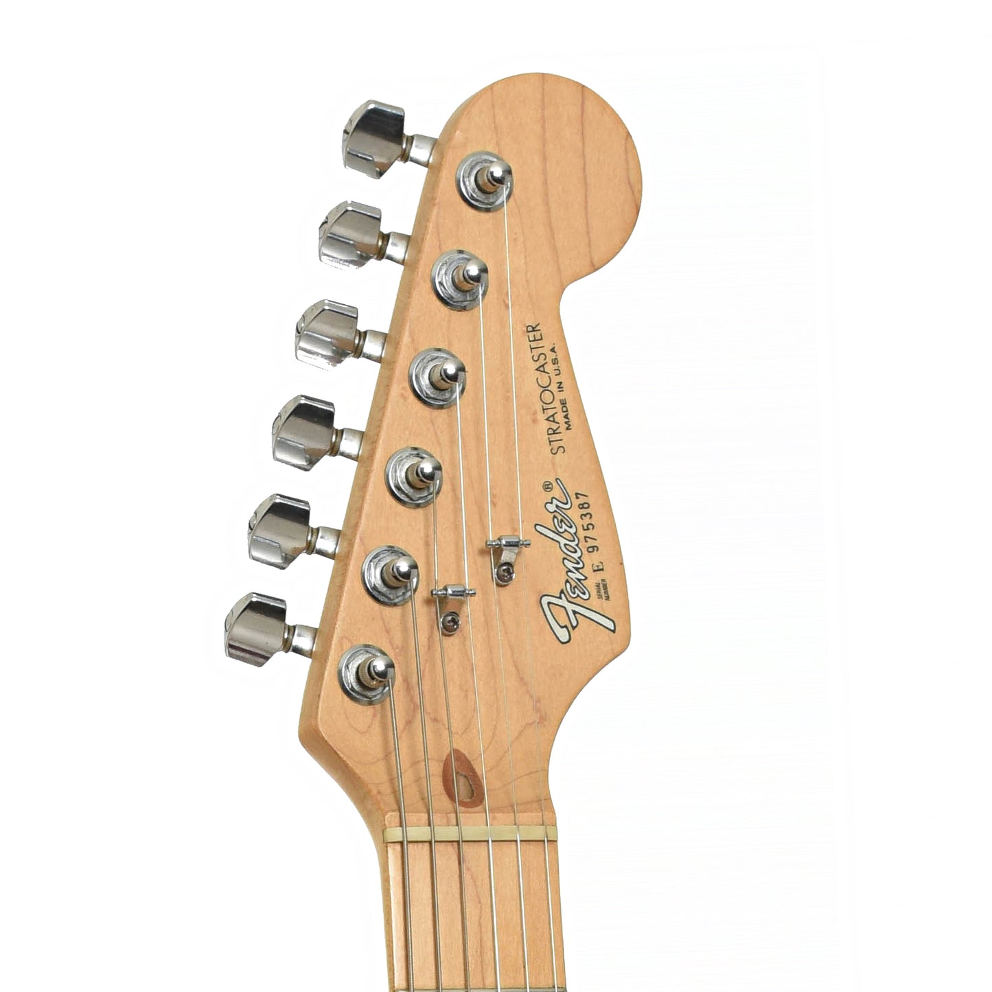 Headstock of Fender American Standard Stratocaster Electric Guitar