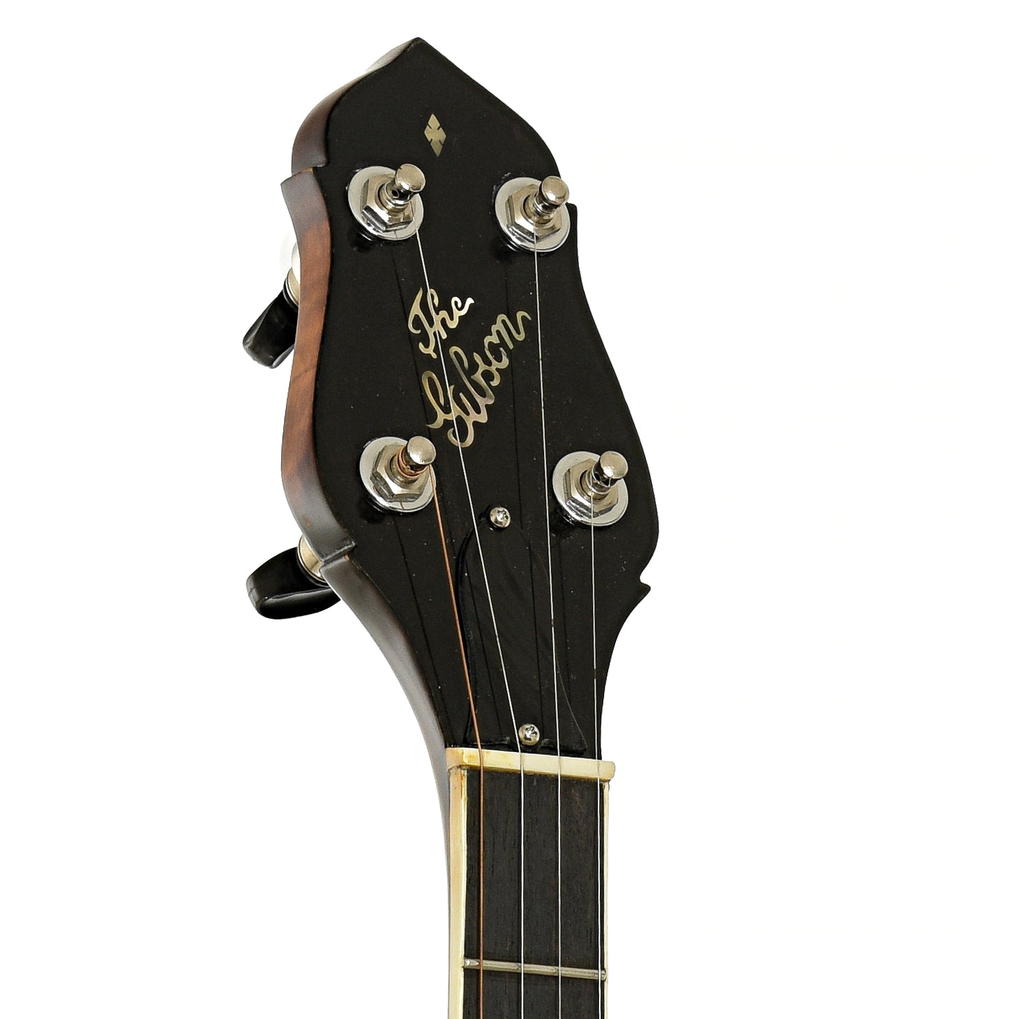 Headstock of Gibson TB-1 Trapdoor Conversion Banjo