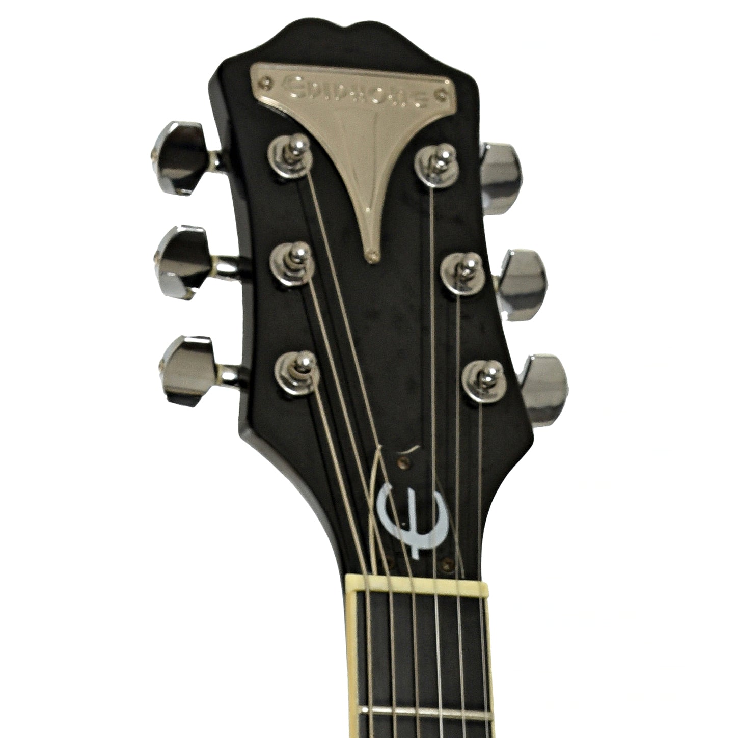 Headstock of Epiphone Alleykat Hollowbody Electric Guitar