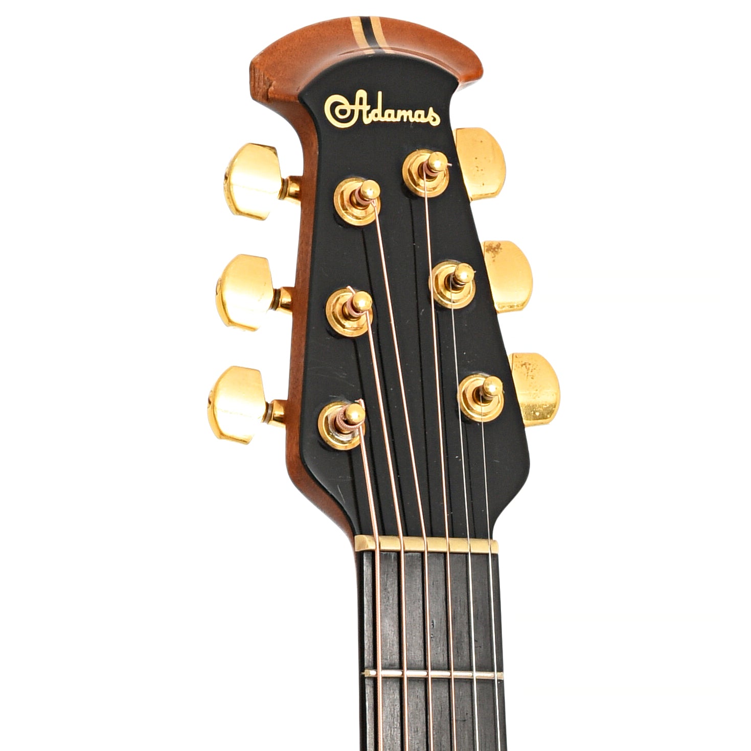 Front headstock of Ovation Adamas  Model 1597 Acoustic-Electric