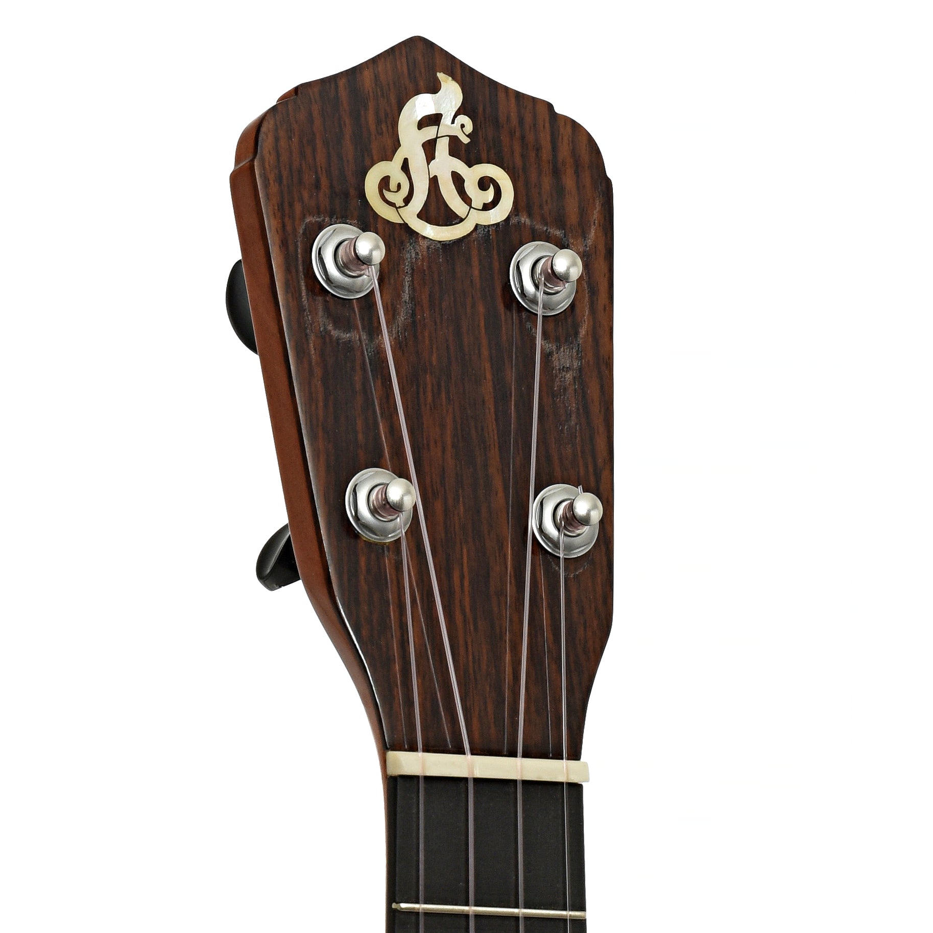 Headstock of LoPrinzi MRC-C Concert Ukulele