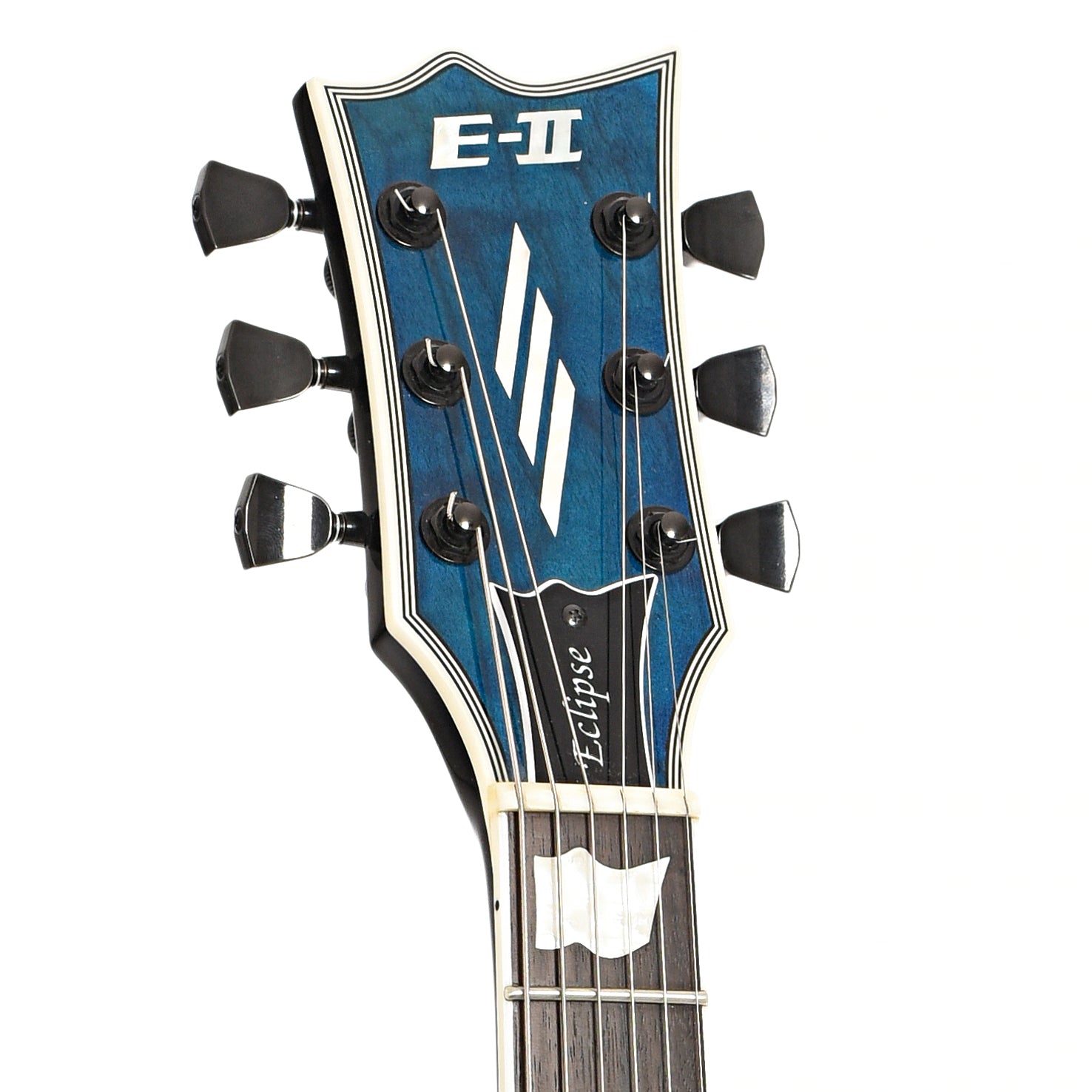 front headstock of ESP E-II Eclipse Electric Guitar
