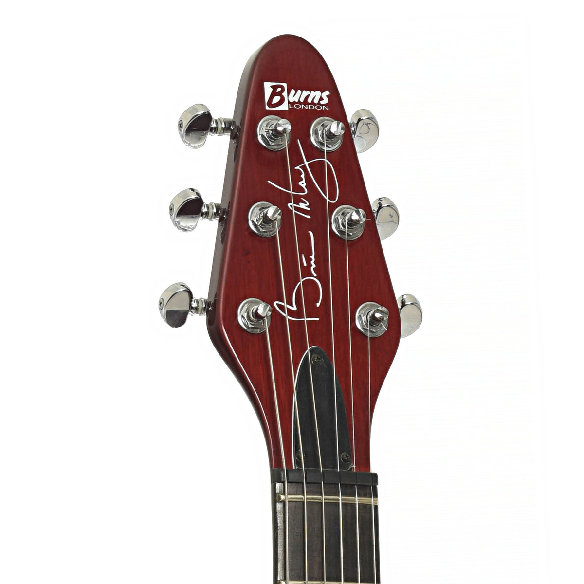 Headstock of Burns Brian May Signature Electric Guitar