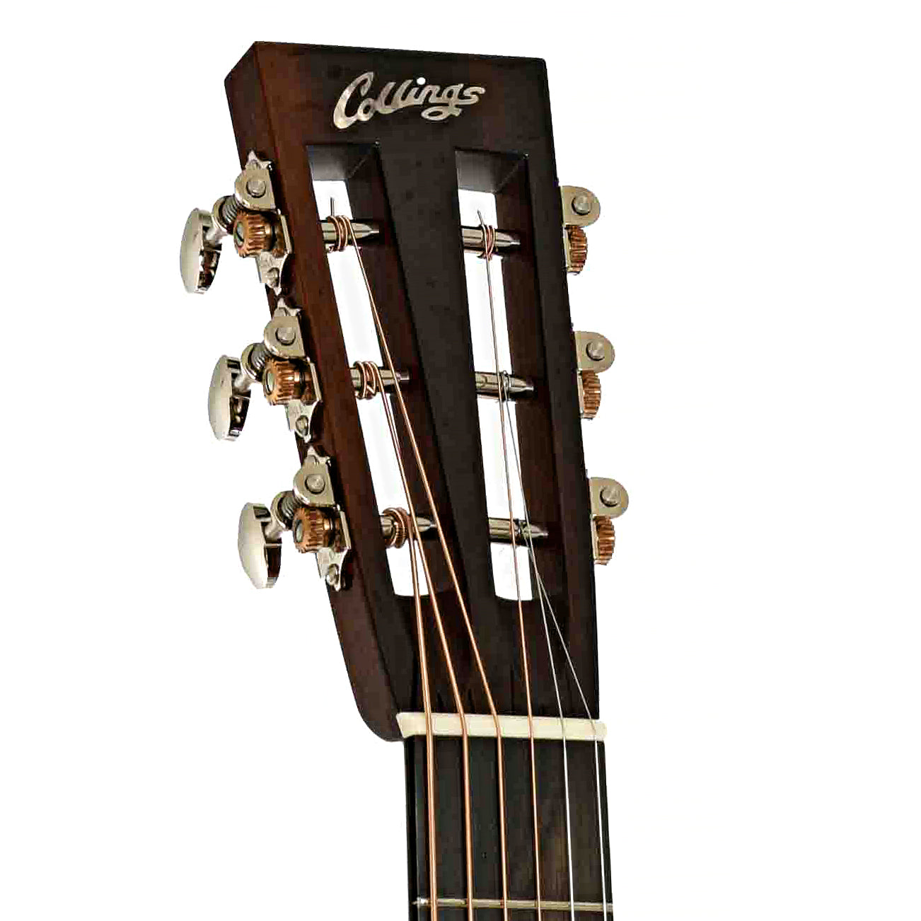 Headstock of Headstock of Collings DS2H 12-Fret Dreadnought Acoustic Guitar