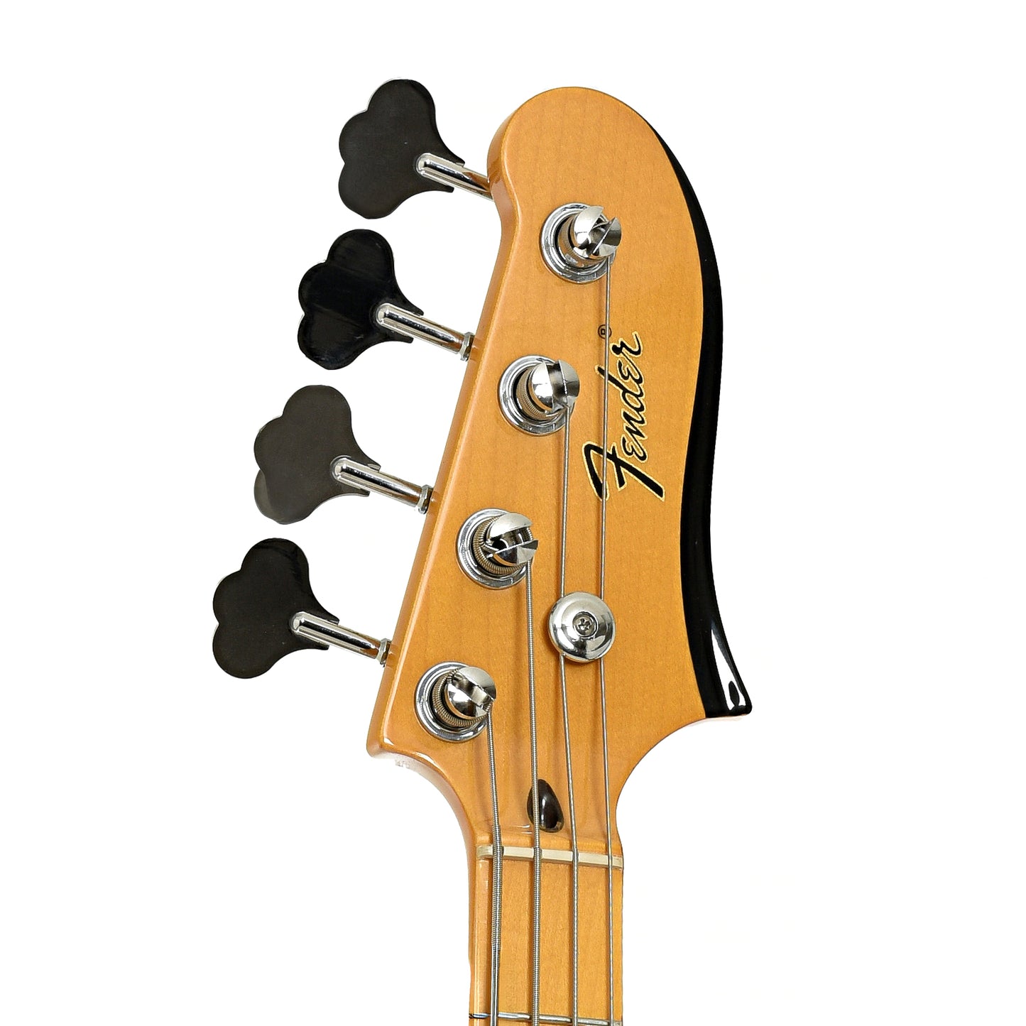 Headstock of Fender Starcaster Hollowbody Electric Bass 