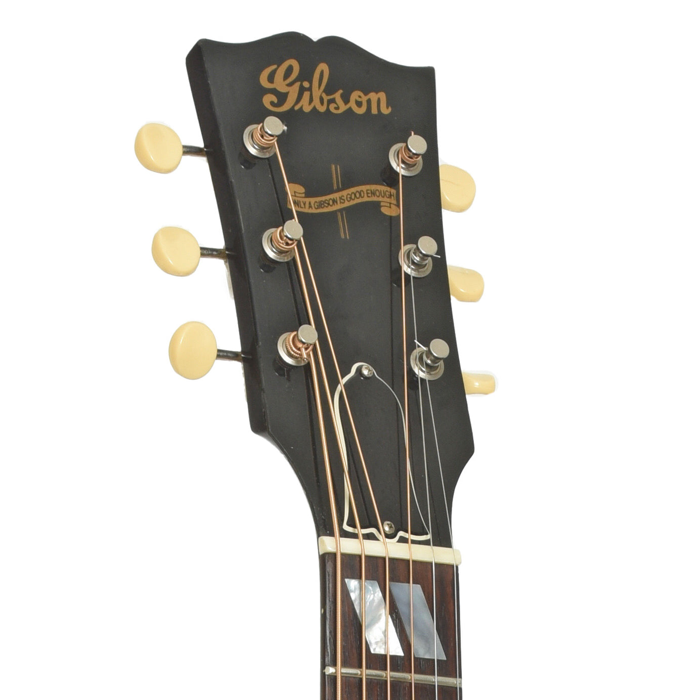 Headstock fo Gibson Southern Jumbo Acoustic Guitar
