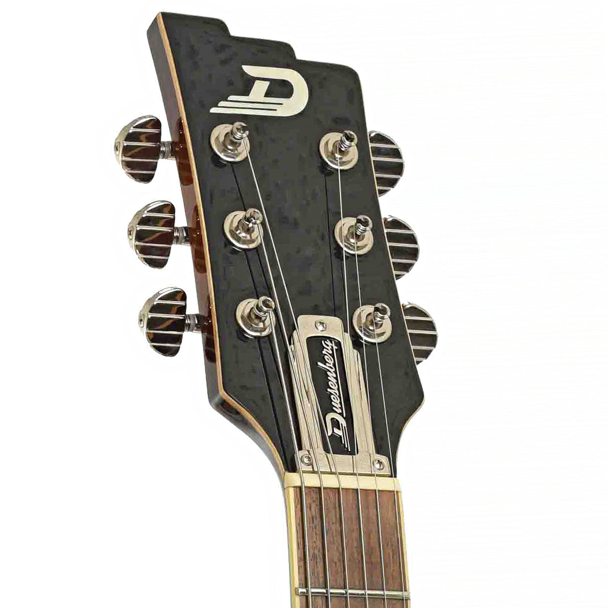 Front headstock of Fullerton Series Hollowbody Electric Guitar