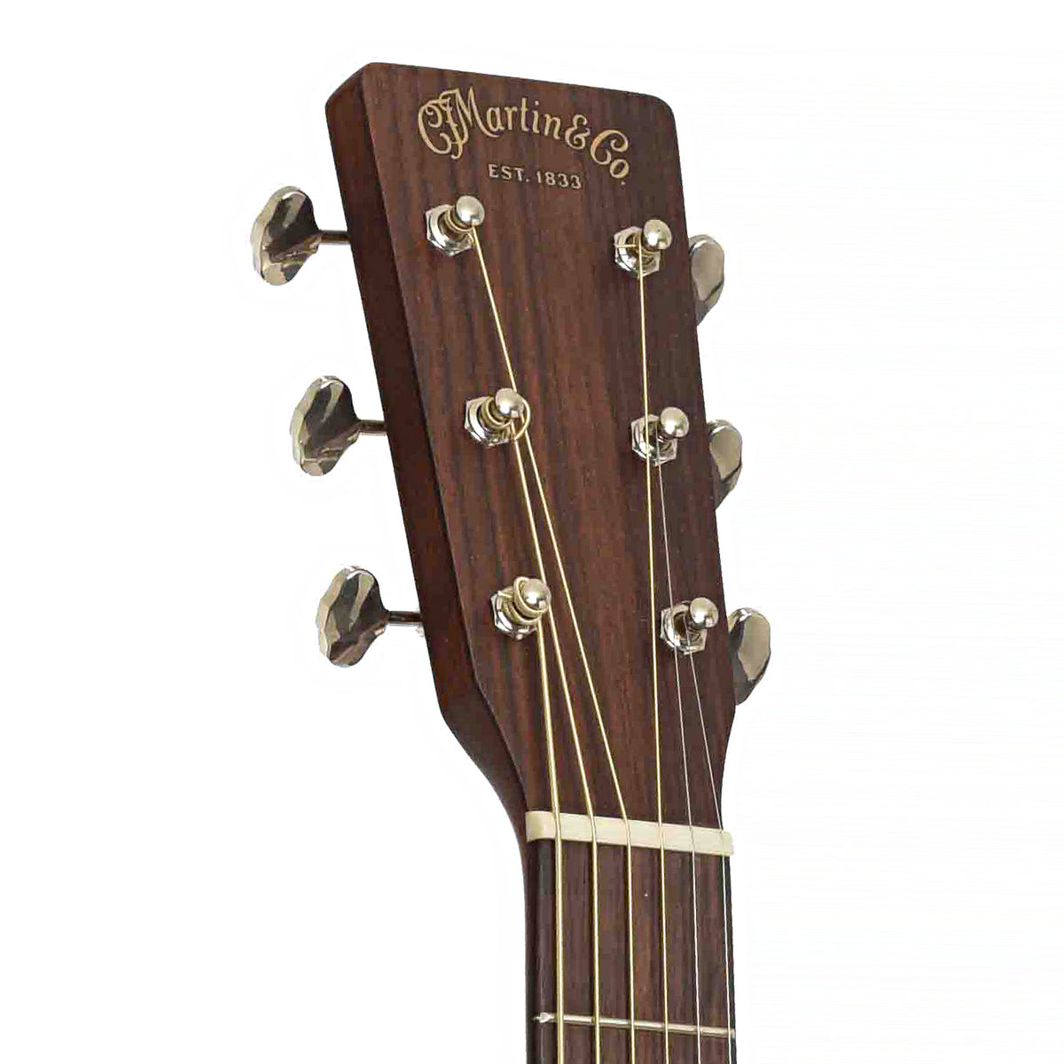 Front headstock of Jason Isbell 0-10E Retro