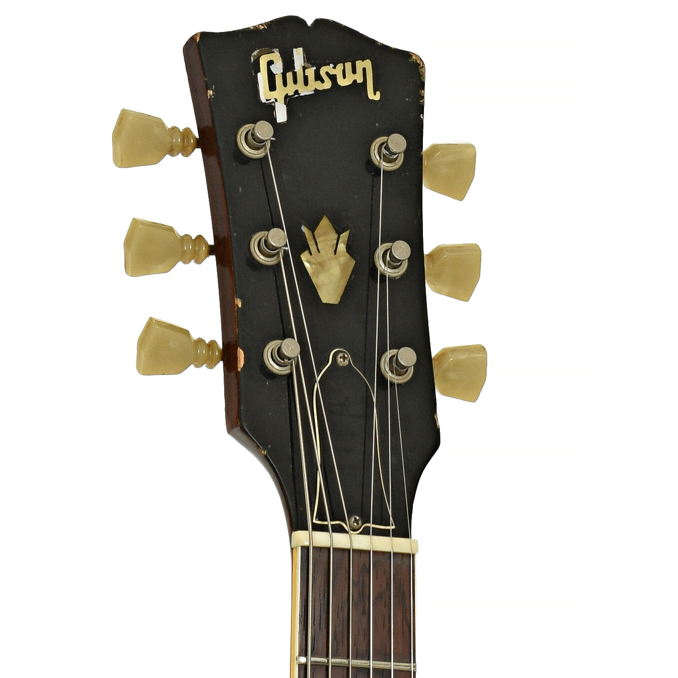 Headstock of Gibson ES-335 Hollowbody Electric Guitar 