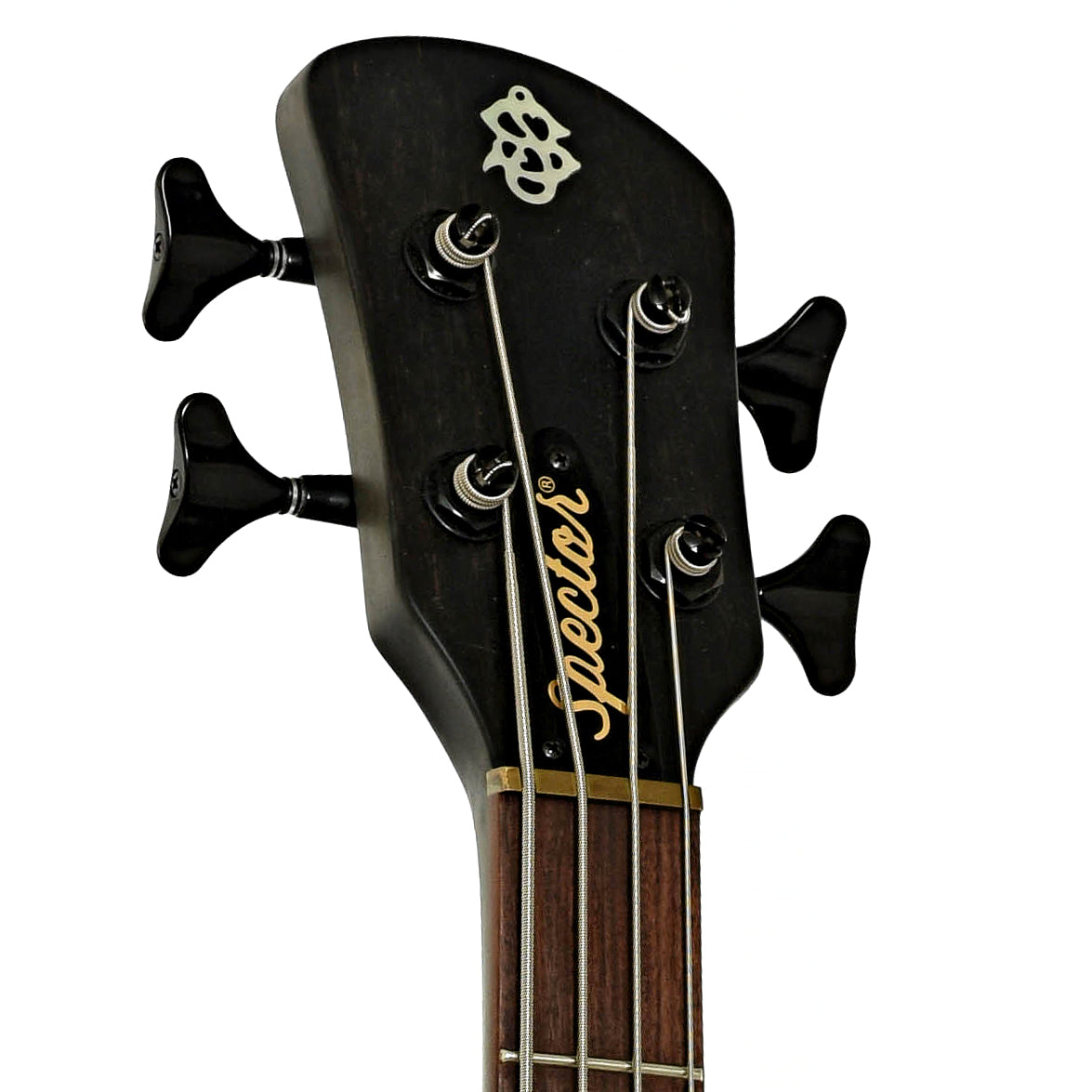 Headstock of Spector U.S.A. Forte 4X Electric Bass